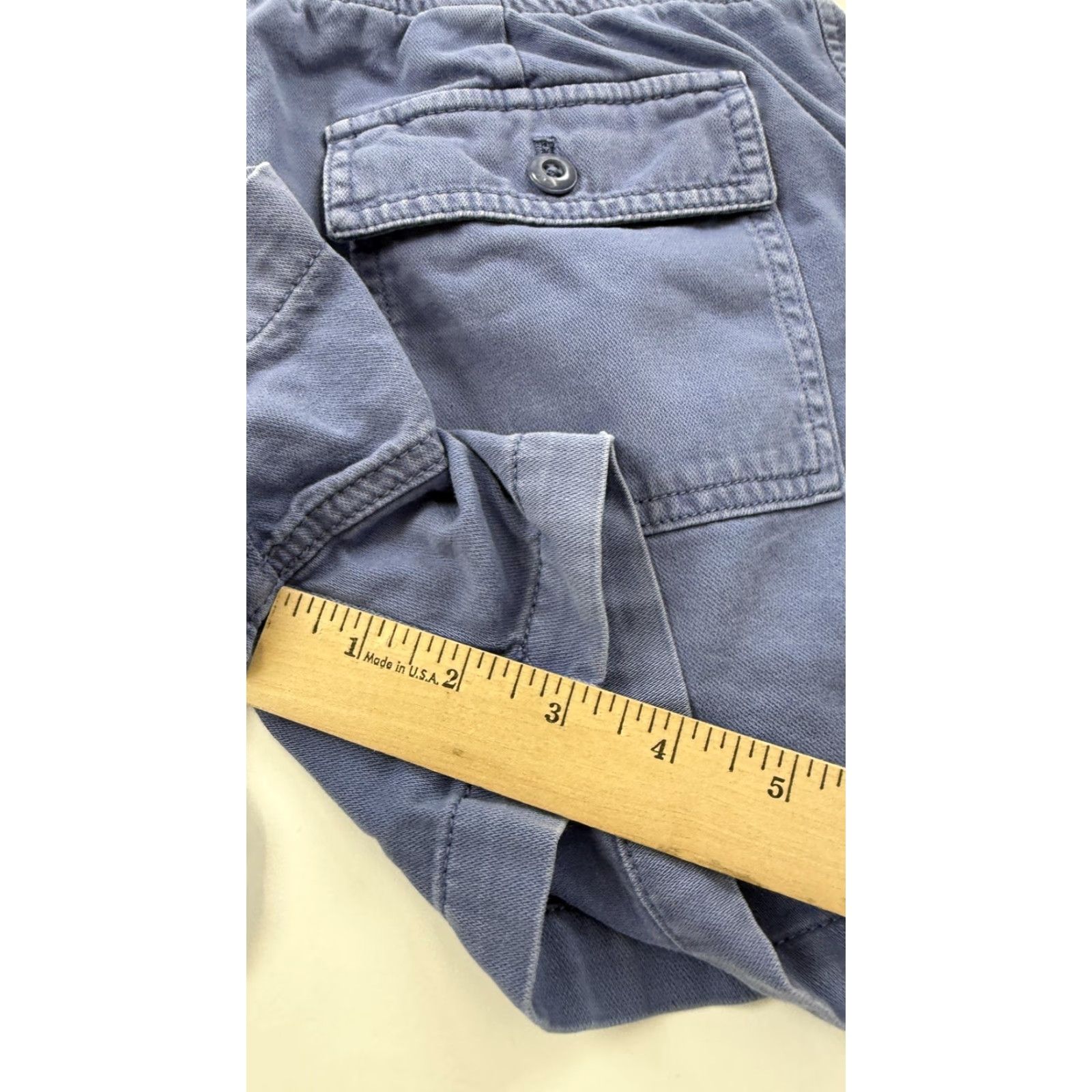 Gap Gap Shorts Womens XS Blue Elastic Waist Drawstring Casual Twill Pockets Lounge Size 26" / US 2 / IT 38 - 7 Thumbnail