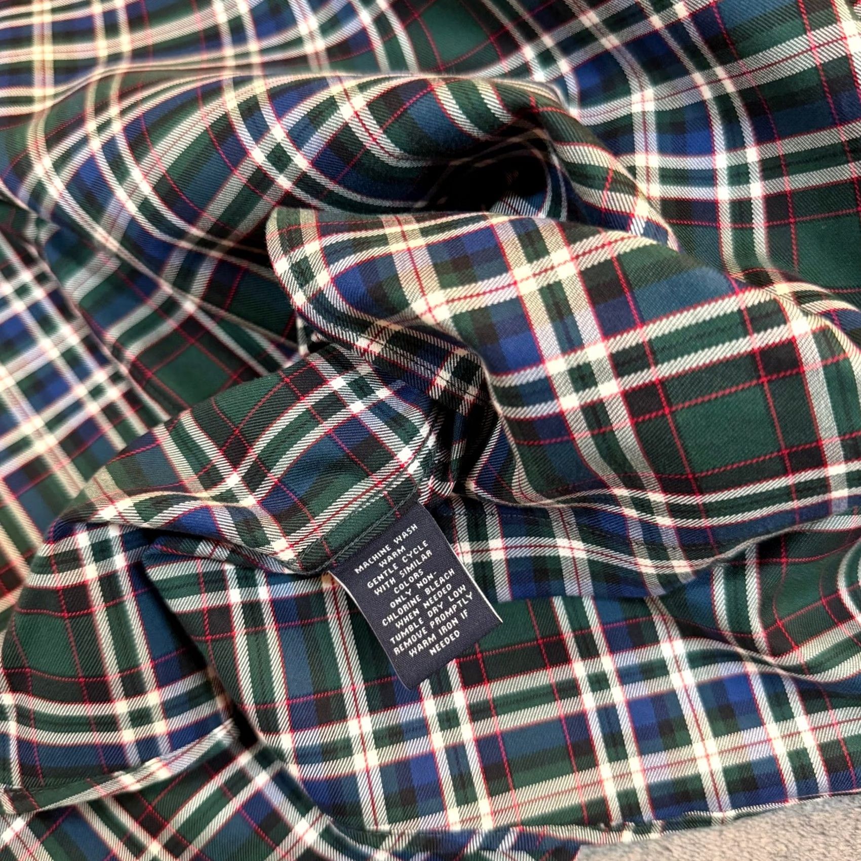 Hart Schaffner Marx Hart Schaffner Marx Button-Down Shirt Green Plaid Men M NWT Stretch Comfort Size US M / EU 48-50 / 2 - 5 Thumbnail