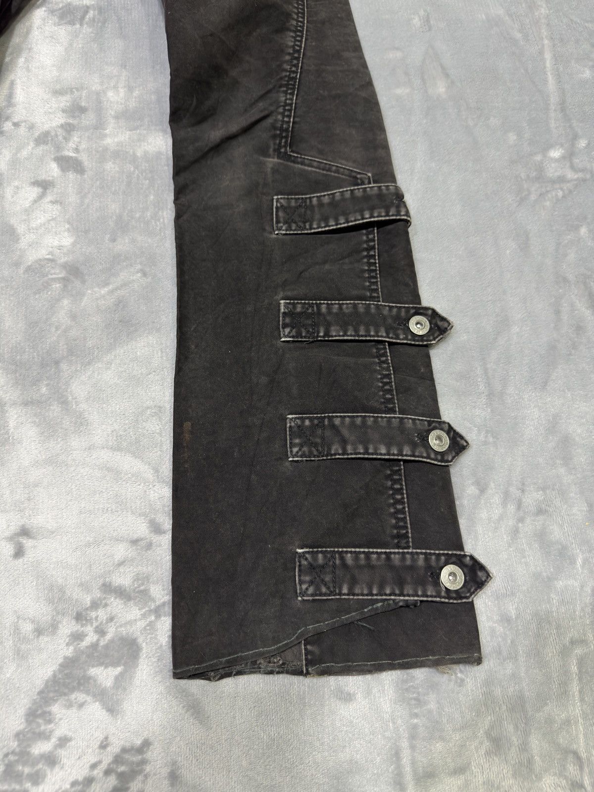 Morgan Homme Japanese brand x Morgan Homme strap bondage flared trousers Size US 31 - 19 Thumbnail