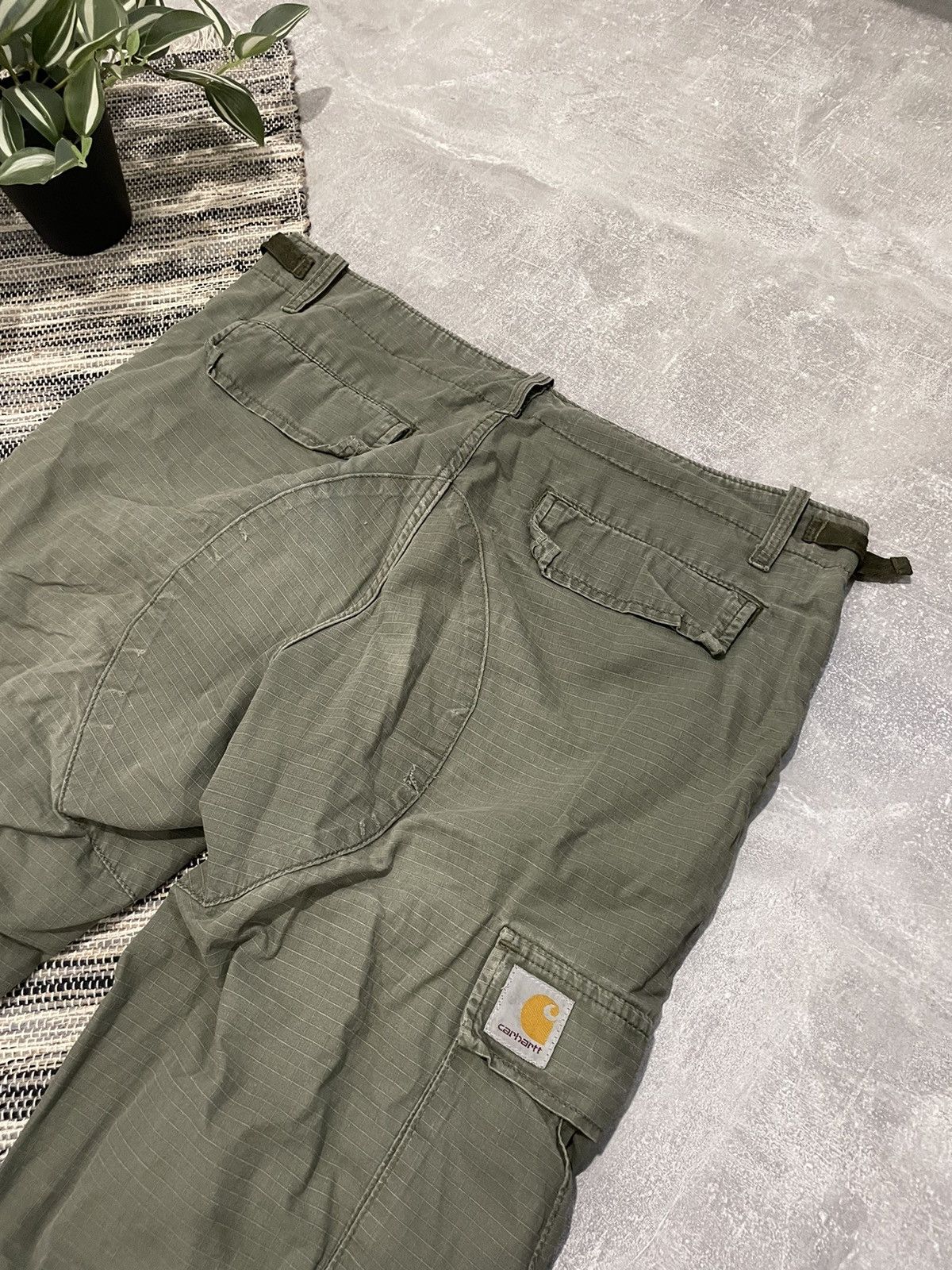 90s USA WORKWEAR DOUBLE KNEE PANT AVIATION CARGO MULTIPOCKET