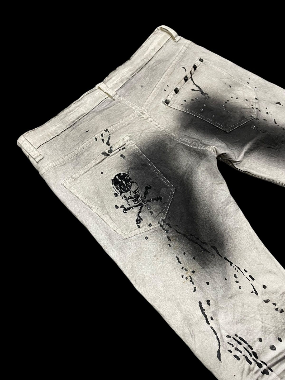 If Six Was Nine Flare K.U.I Punk Gothic Jeans Size US 34 / EU 50 - 9 Thumbnail