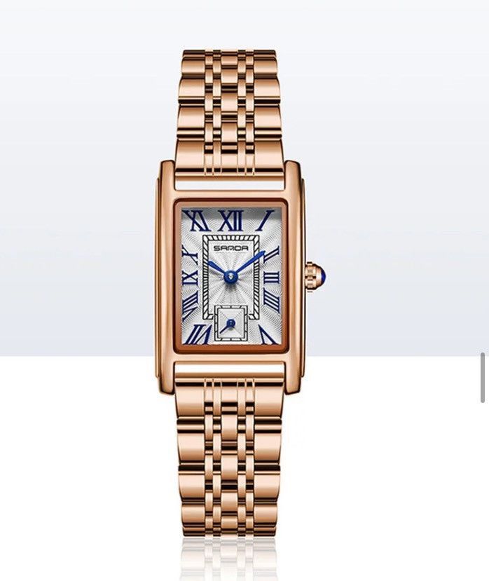 Jewelry 2000s vintage style cute square luxury watch Size ONE SIZE - 2 Thumbnail