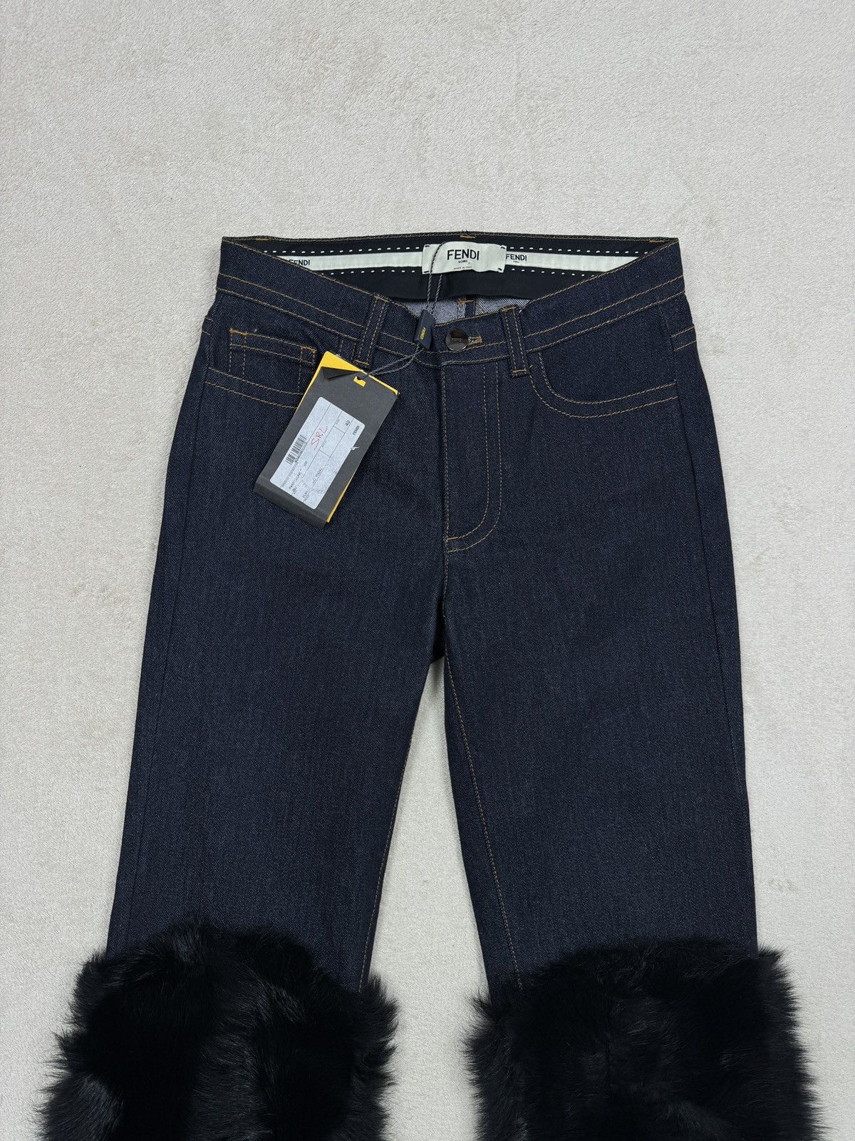 Fendi Fendi Fur Jeans Fall RTW 2015 $3750 MSRP Size 27" / US 4 / IT 40 - 5 Thumbnail