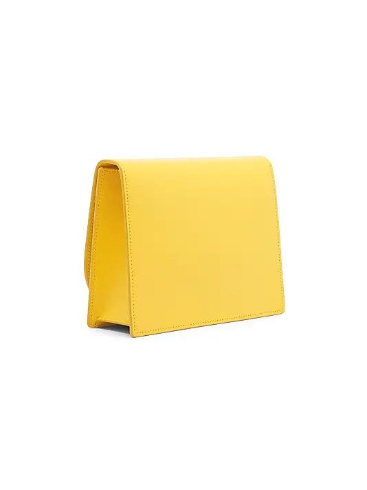Dolce & Gabbana os11x1225 Size: OS / DG Leather Flap Crossbody Bag in Yellow Size ONE SIZE - 5 Thumbnail