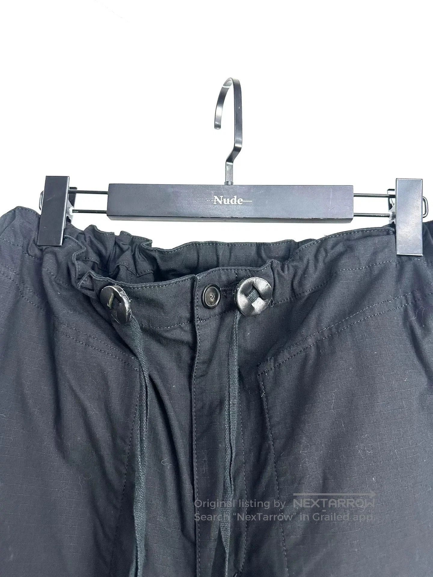 Comme des Garcons Homme Plus soloist baggy military pants in black. Size US 36 / EU 52 - 4 Thumbnail