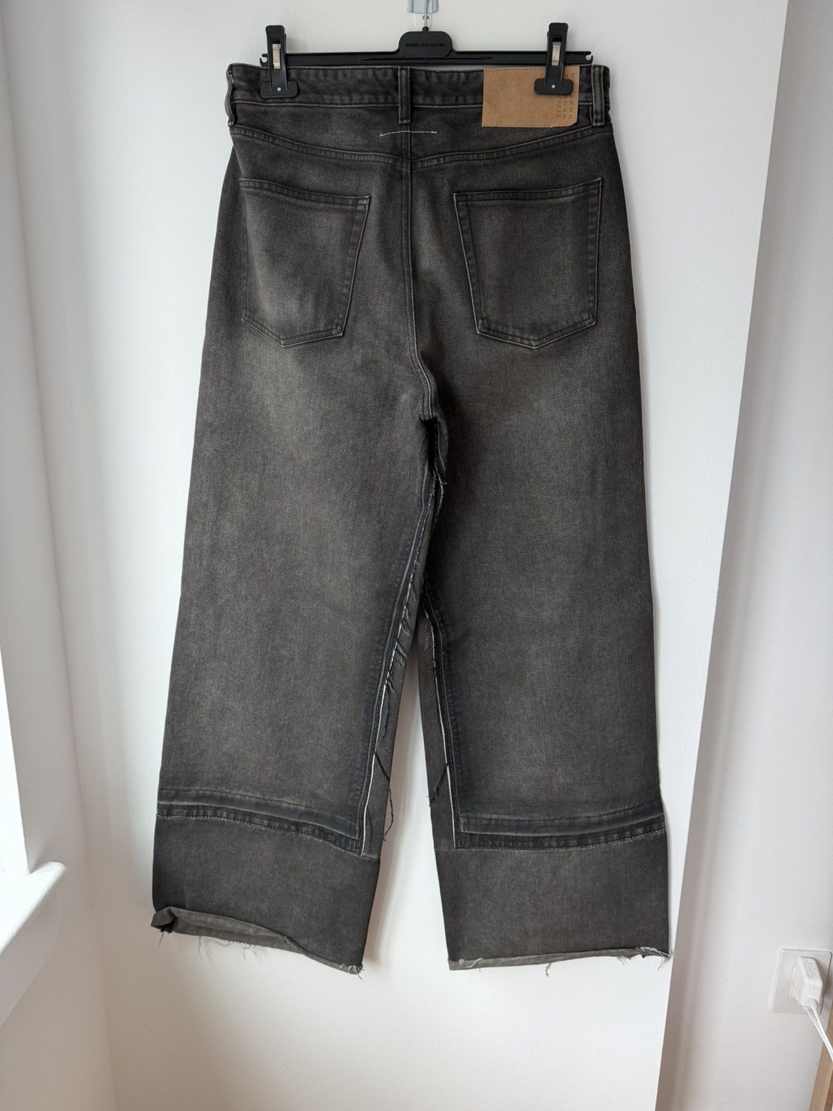 Maison Margiela Maison Margiela Black Raw Edge Denim Size US 32 / EU 48 - 4 Thumbnail