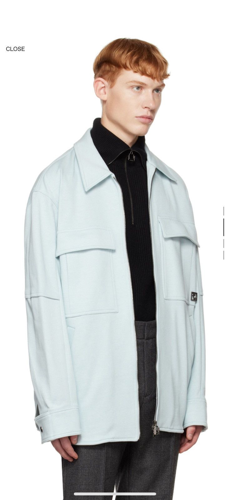 Wooyoungmi Blue Pocket Jacket Size US S / EU 44-46 / 1 - 5 Thumbnail