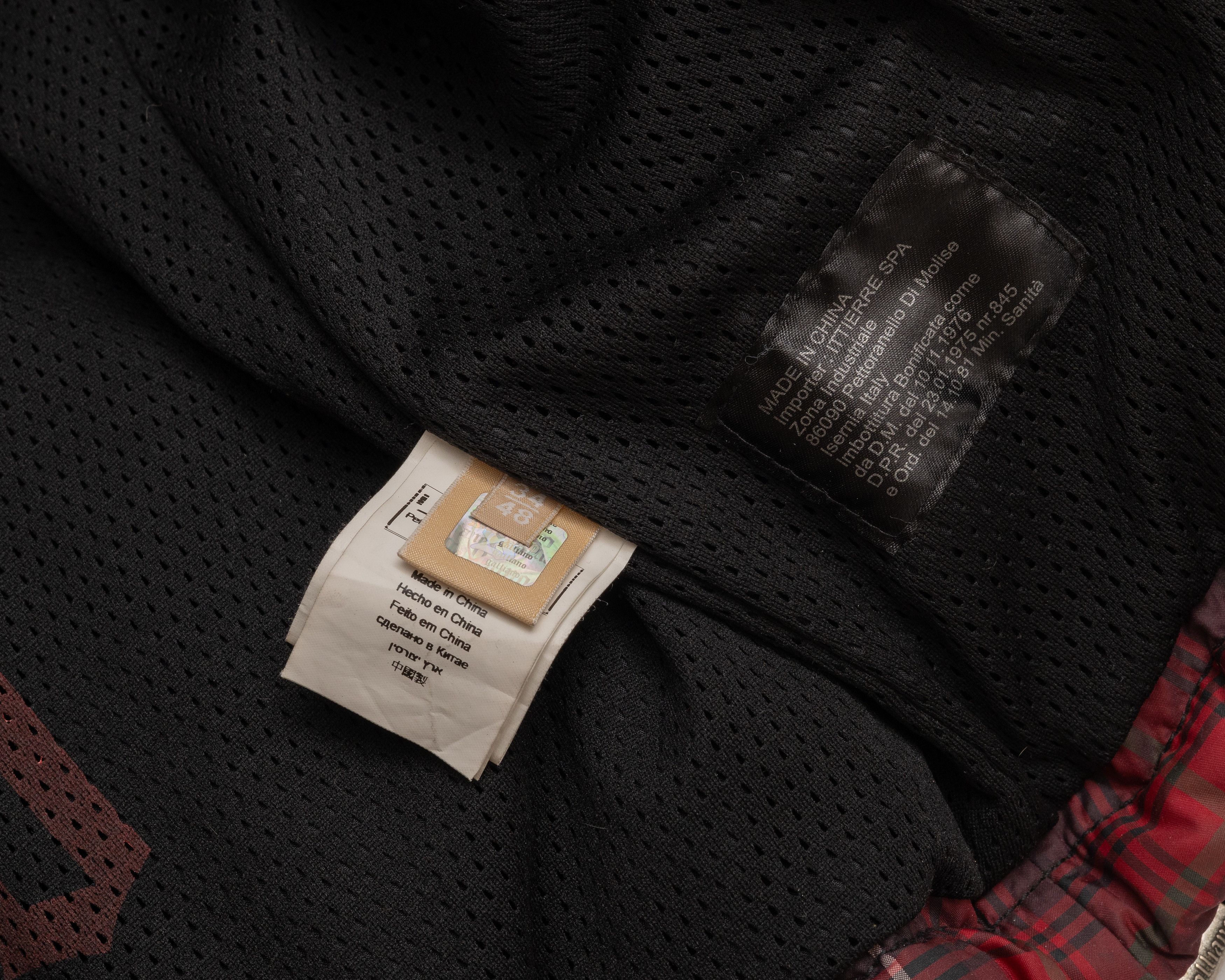 John Galliano GALLIANO 2000s Plaid Checkered Red & Dark Down Puffer Jacket Size US M / EU 48-50 / 2 - 9 Thumbnail