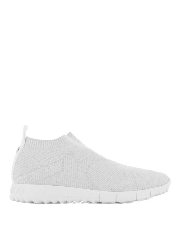 Jimmy Choo o1y0326 Low-Top Sneakers in White Size US 4 / IT 34 - 1 Thumbnail