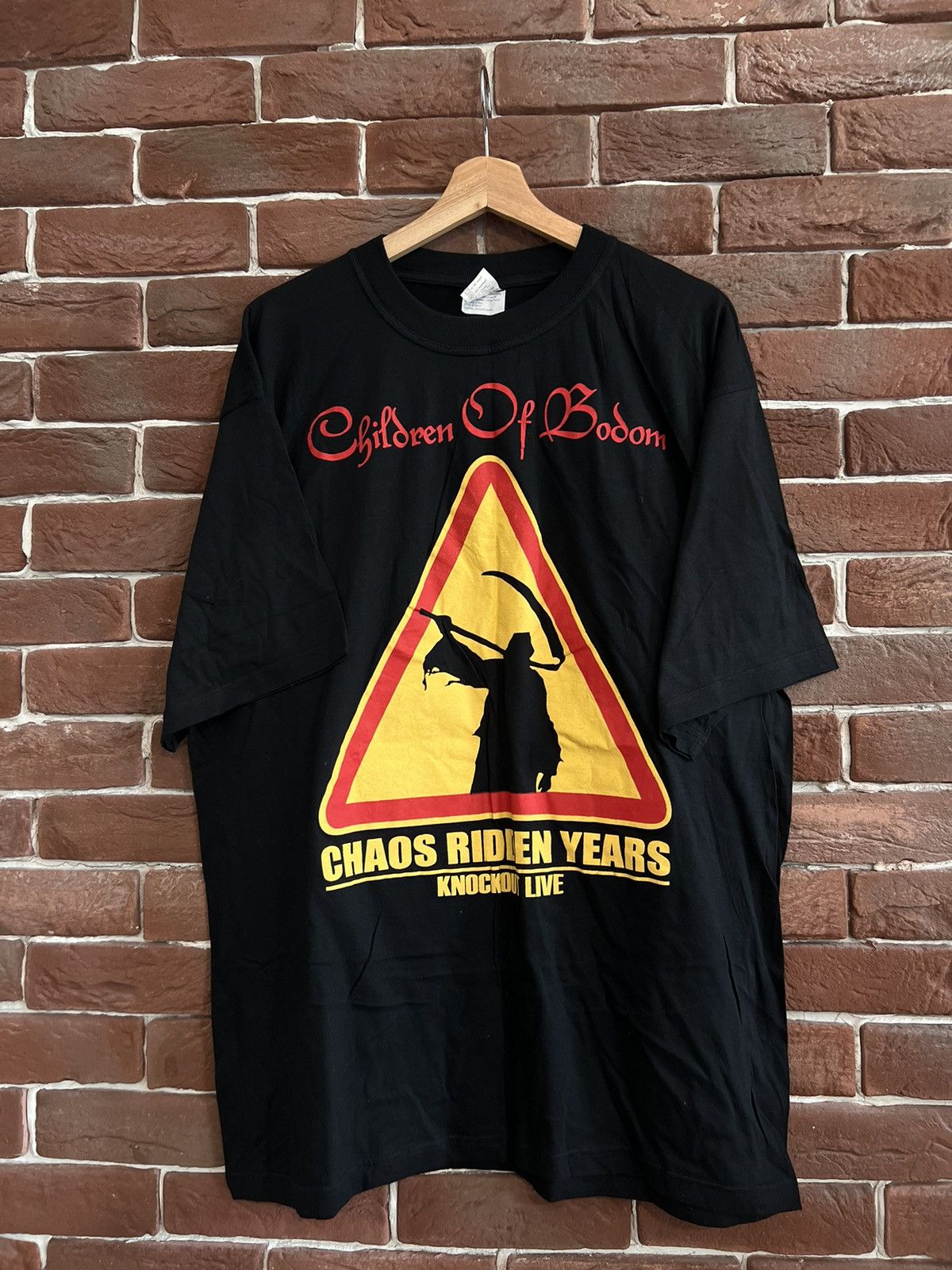 Band Tees Rare Vintage 00s Children Of Bodom Death Metal Tour Band Tee Size US XXL / EU 58 / 5 - 1 Thumbnail