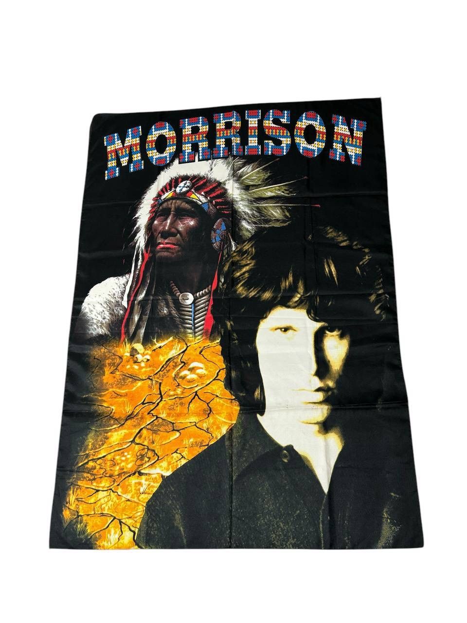 Band Tees Vintage Jim Morrison The Doors Wall Banner Tapestry Poster Size ONE SIZE - 1 Thumbnail