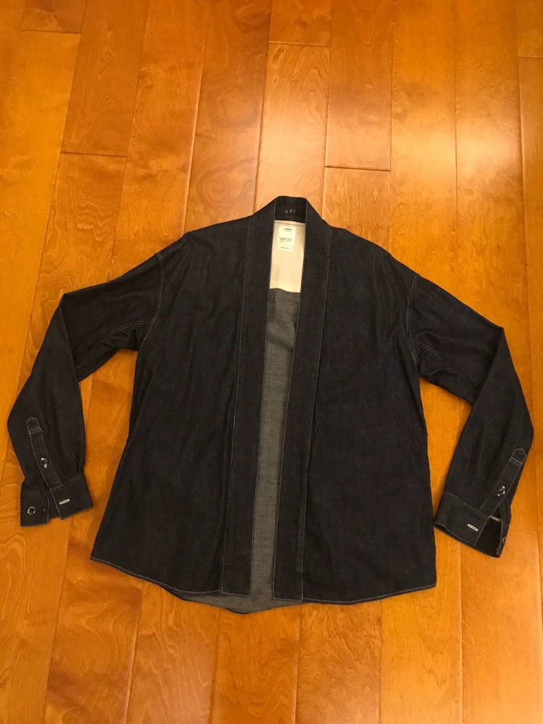 Visvim Visvim Denim Robe with Worn Buttons- DMC Size US M / EU 48-50 / 2 - 1 Thumbnail