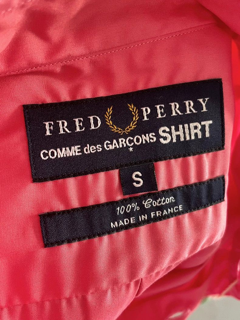 Comme des Garcons comme des garcons Rose red long sleeved shirt 2503-Nextarro Size US S / EU 44-46 / 1 - 5 Thumbnail