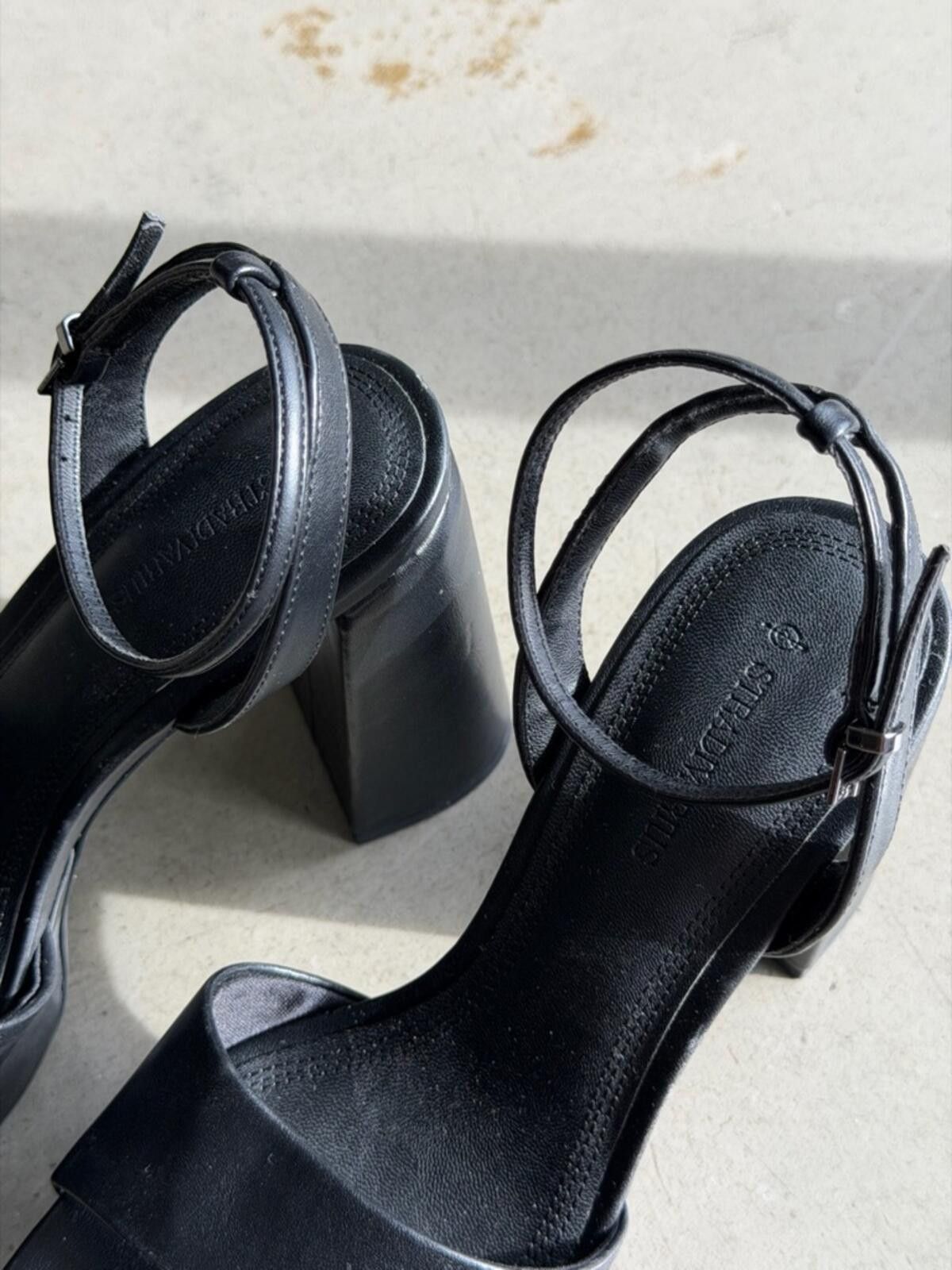 Other Stradivarius / Platform Heels / Black Ankle Strap Size US 6.5 / IT 36.5 - 5 Thumbnail