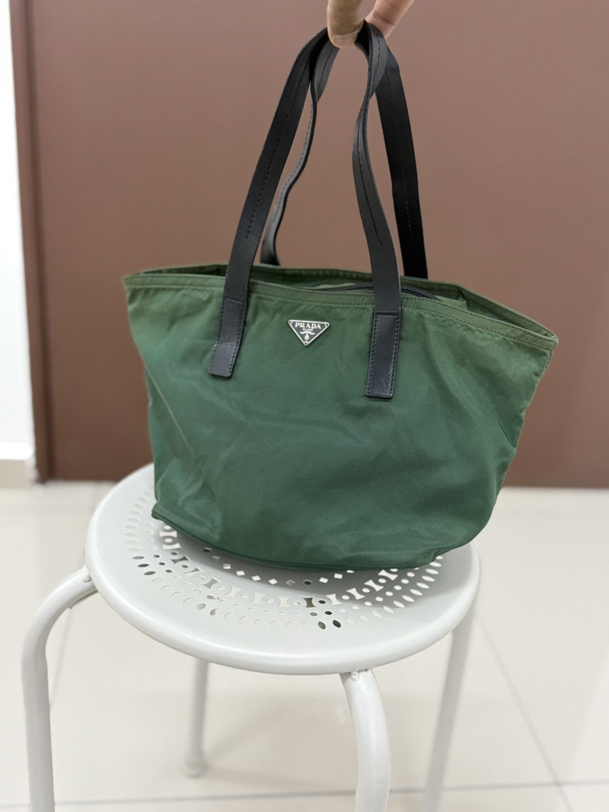Prada Vintage Prada Nylon Small Totes Bag Size ONE SIZE - 1 Thumbnail