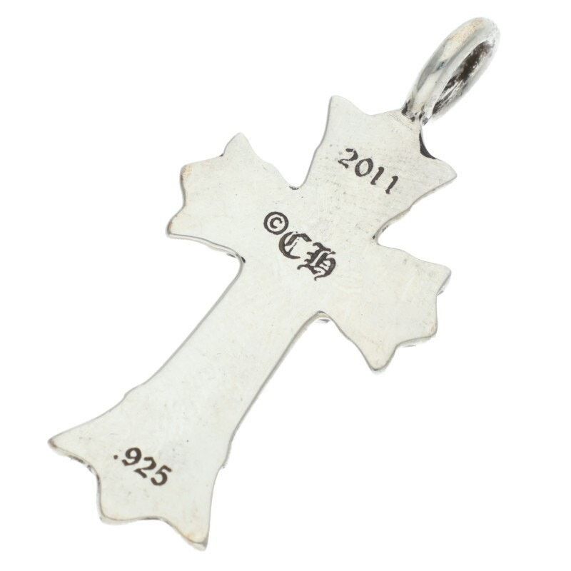 Chrome Hearts Chrome Hearts Double CH Cross Silver Necklace Size ONE SIZE - 2 Thumbnail