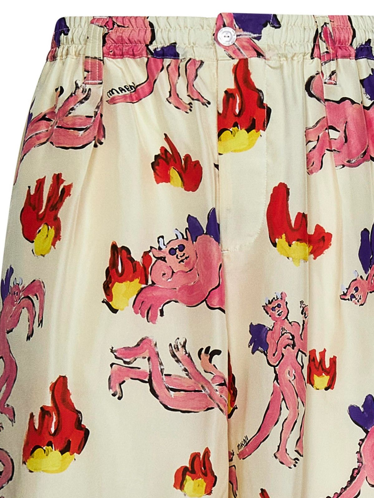 Marni o1y0225 Silk Short in Multicolor Size US 30 / EU 46 - 3 Thumbnail