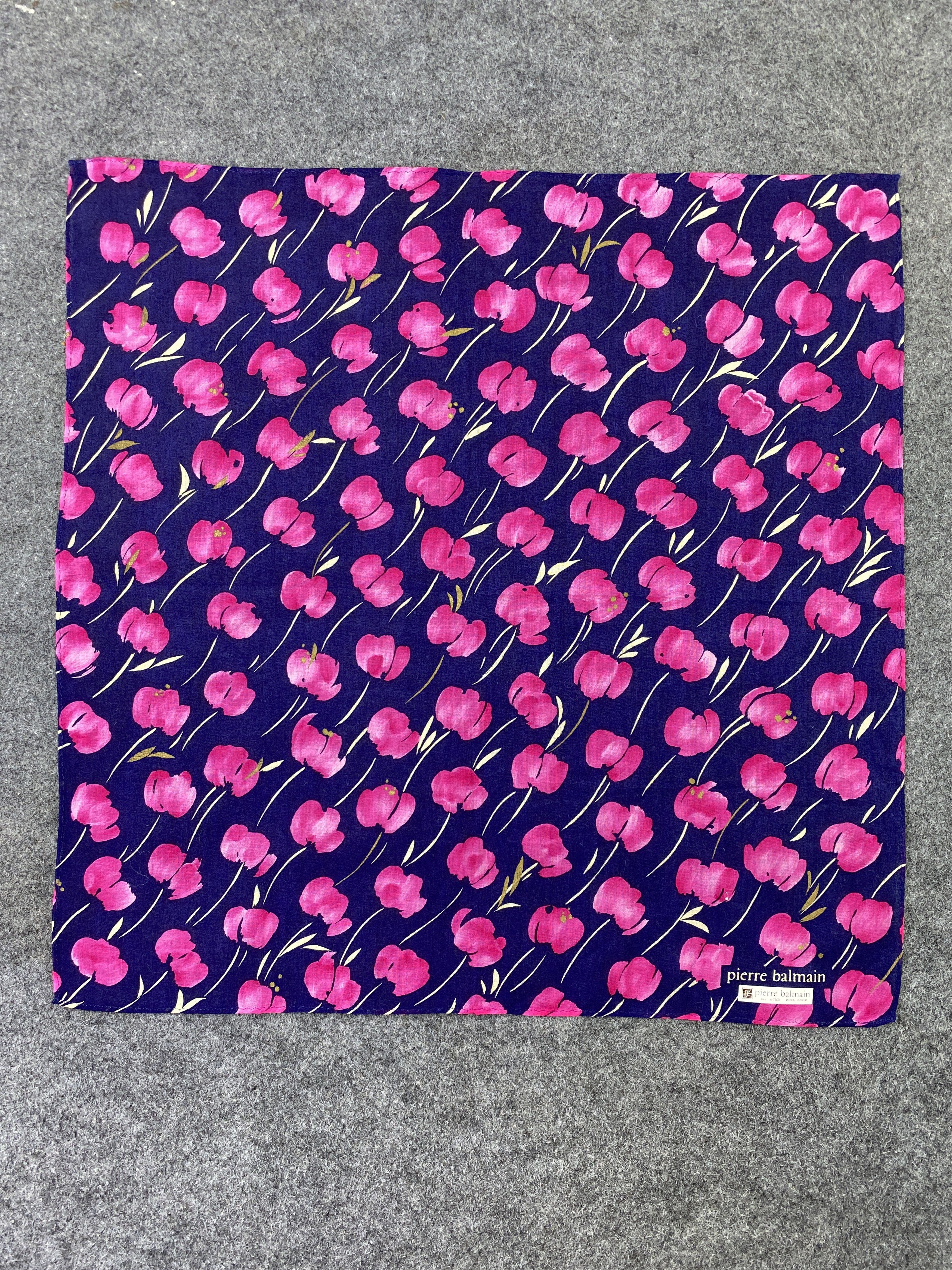 Pierre Balmain Pierre Balmain Handkerchief / Bandana / Neckerchief-B247 Size ONE SIZE - 3 Thumbnail