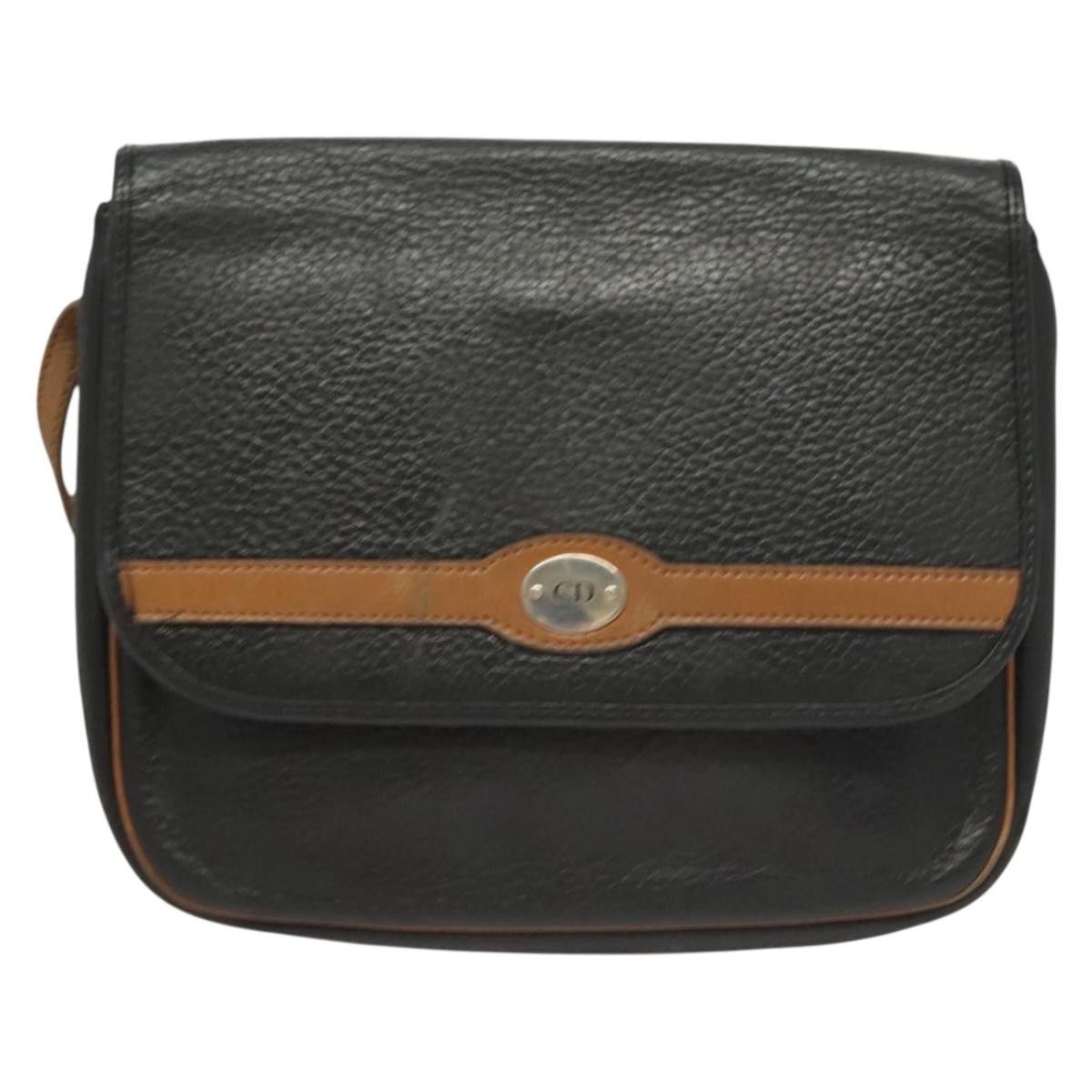 Dior DIOR Shoulder Bag Leather Black Gold Size ONE SIZE - 2 Thumbnail