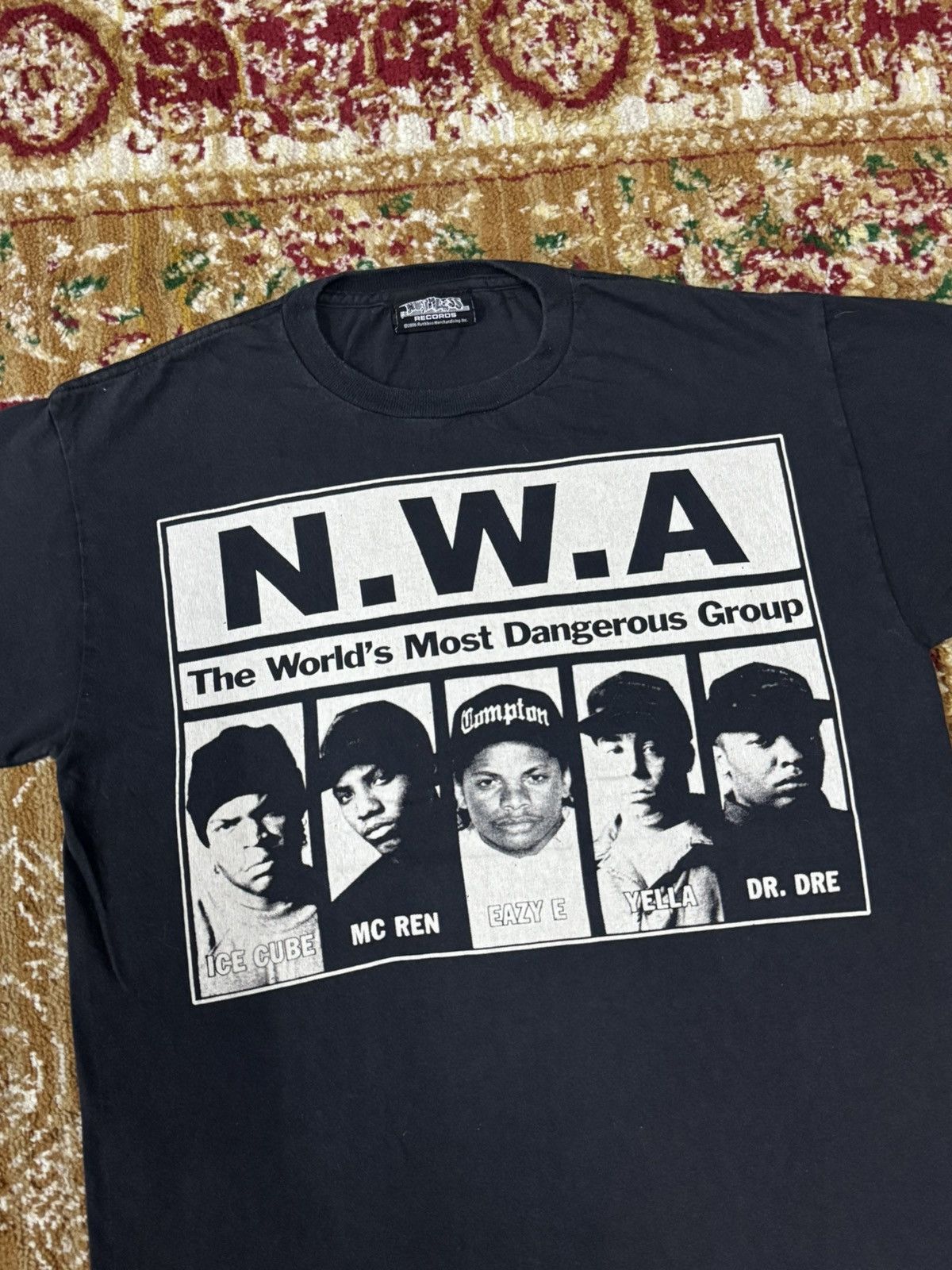 Rap Tees NWA THE WORLD MOST DANGEROUS GROUP Size US M / EU 48-50 / 2 - 3 Thumbnail