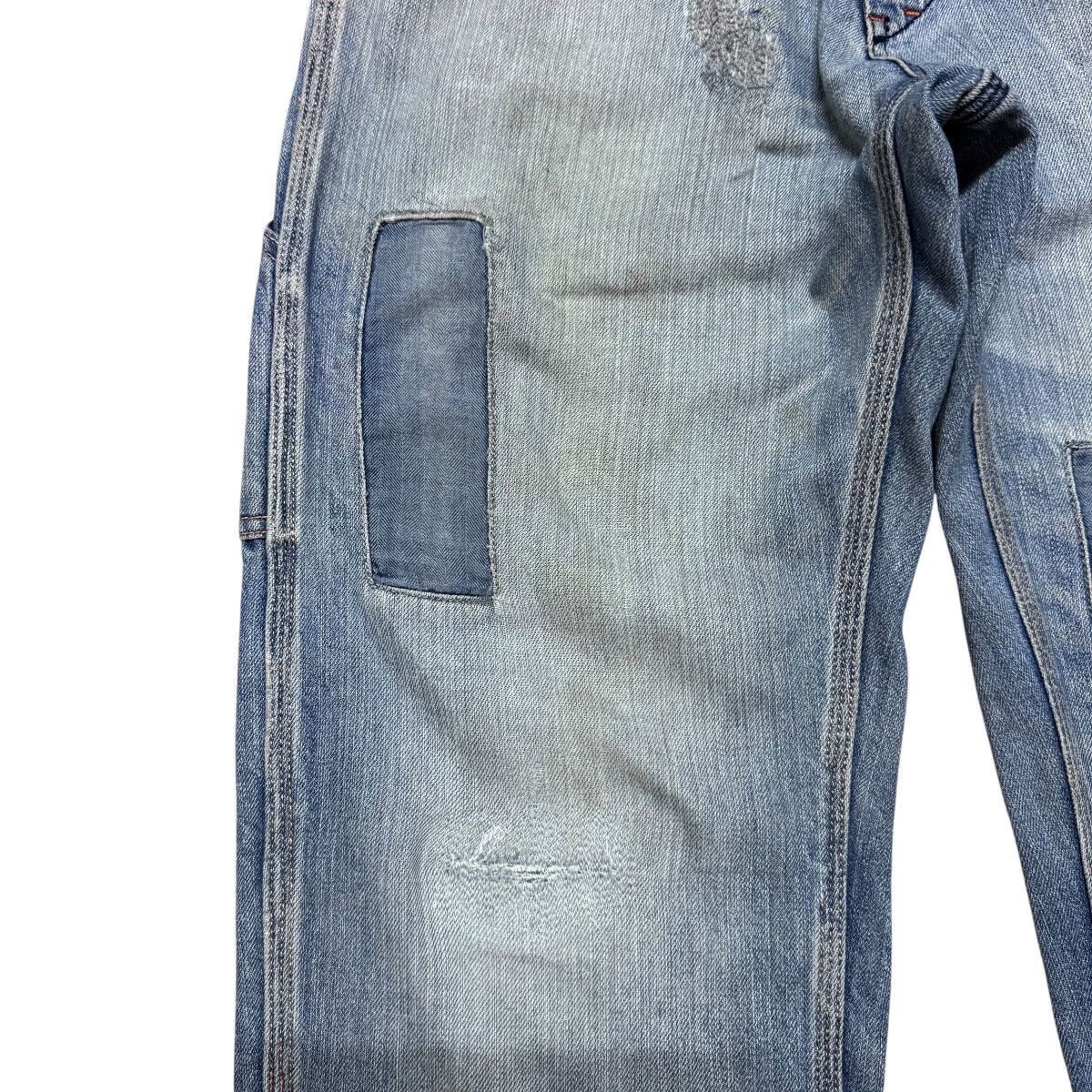 Japanese Brand CONEY Denim Carpenter Patchwork Work Pants Size US 32 / EU 48 - 6 Thumbnail