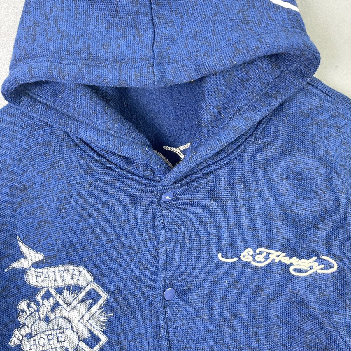 Ed Hardy Ed Hardy New York Skull Eagle Graphic Varsity Hoodie Jacket Size US XXL / EU 58 / 5 - 6 Thumbnail