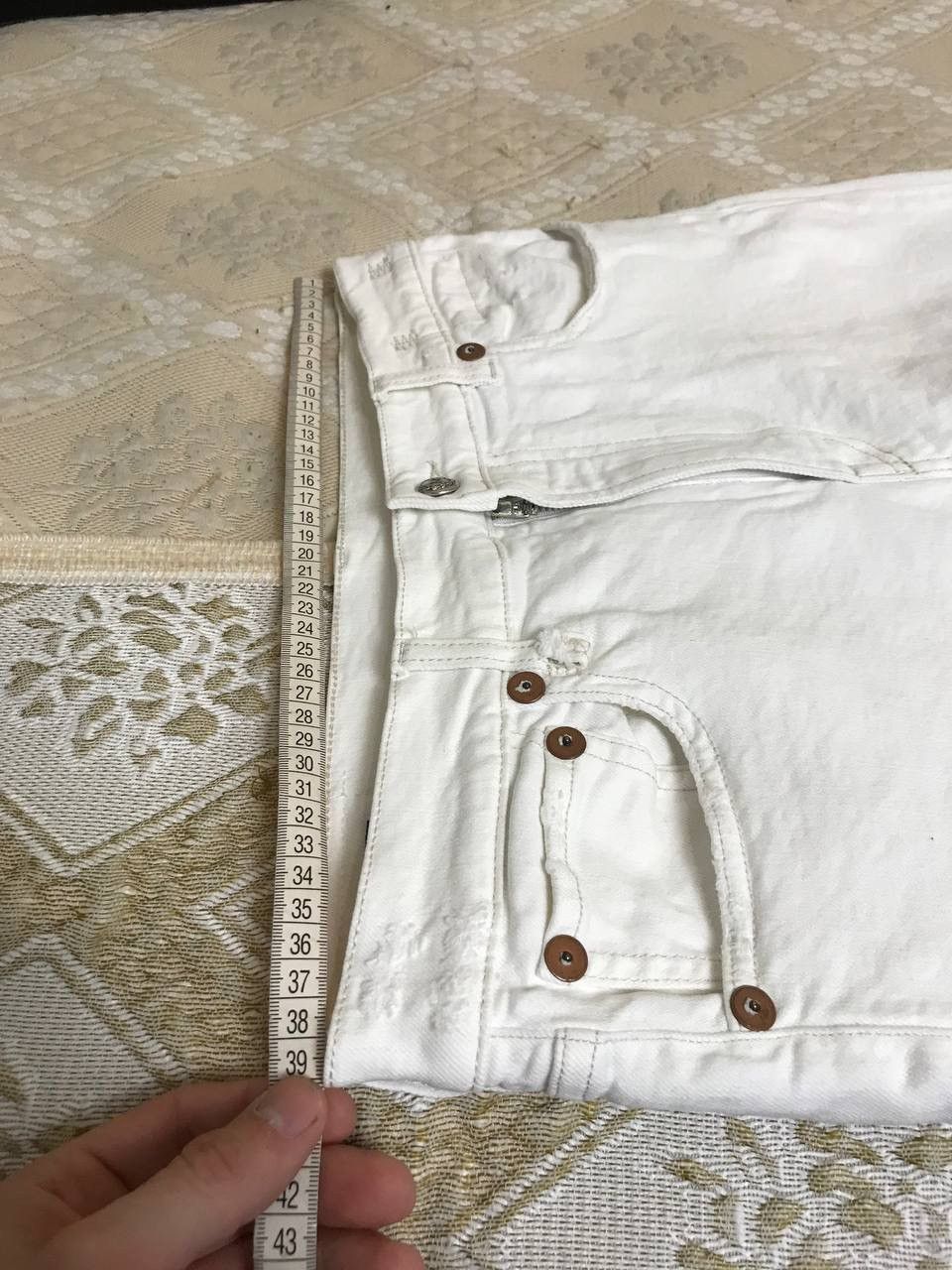 R13 🔥 R13 SS25 Romeo Jean Aerin White Stretch Denim Pants Jeans Size 28" / US 6 / IT 42 - 23 Thumbnail
