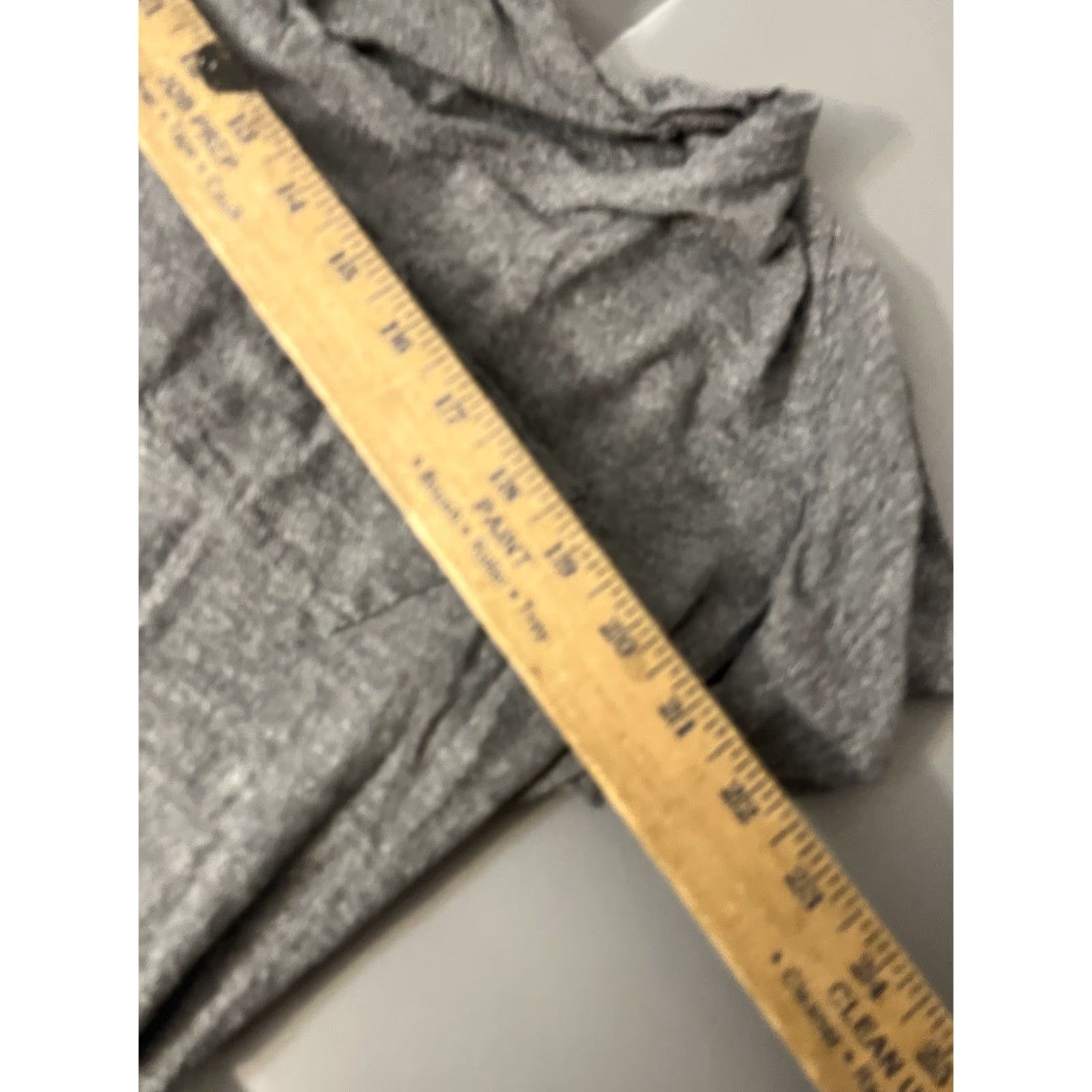 Madewell Madewell Tee T-Shirt Women Gray Solid V Neck 1X Short Sleeve Shirt, Plus Size, 1X, Gray, V-Neck, Basic, Pockets, Women Size XL / US 12-14 / IT 48-50 - 5 Thumbnail