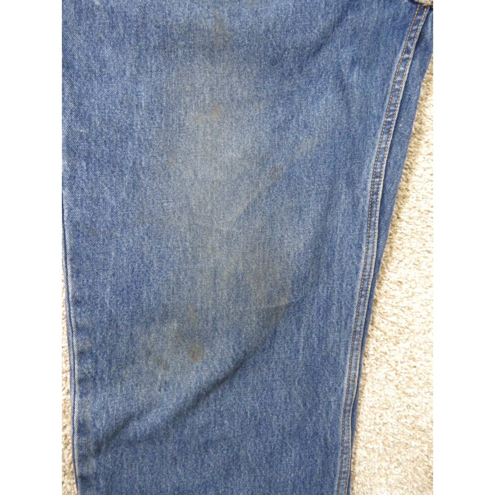 Levi's Vintage Levi's 550 Jeans Blue Relaxed Fit Tapper leg 42X28 Distressed 5-Pocket Denim Men Straight Jeans Size US 42 / EU 58 - 5 Thumbnail