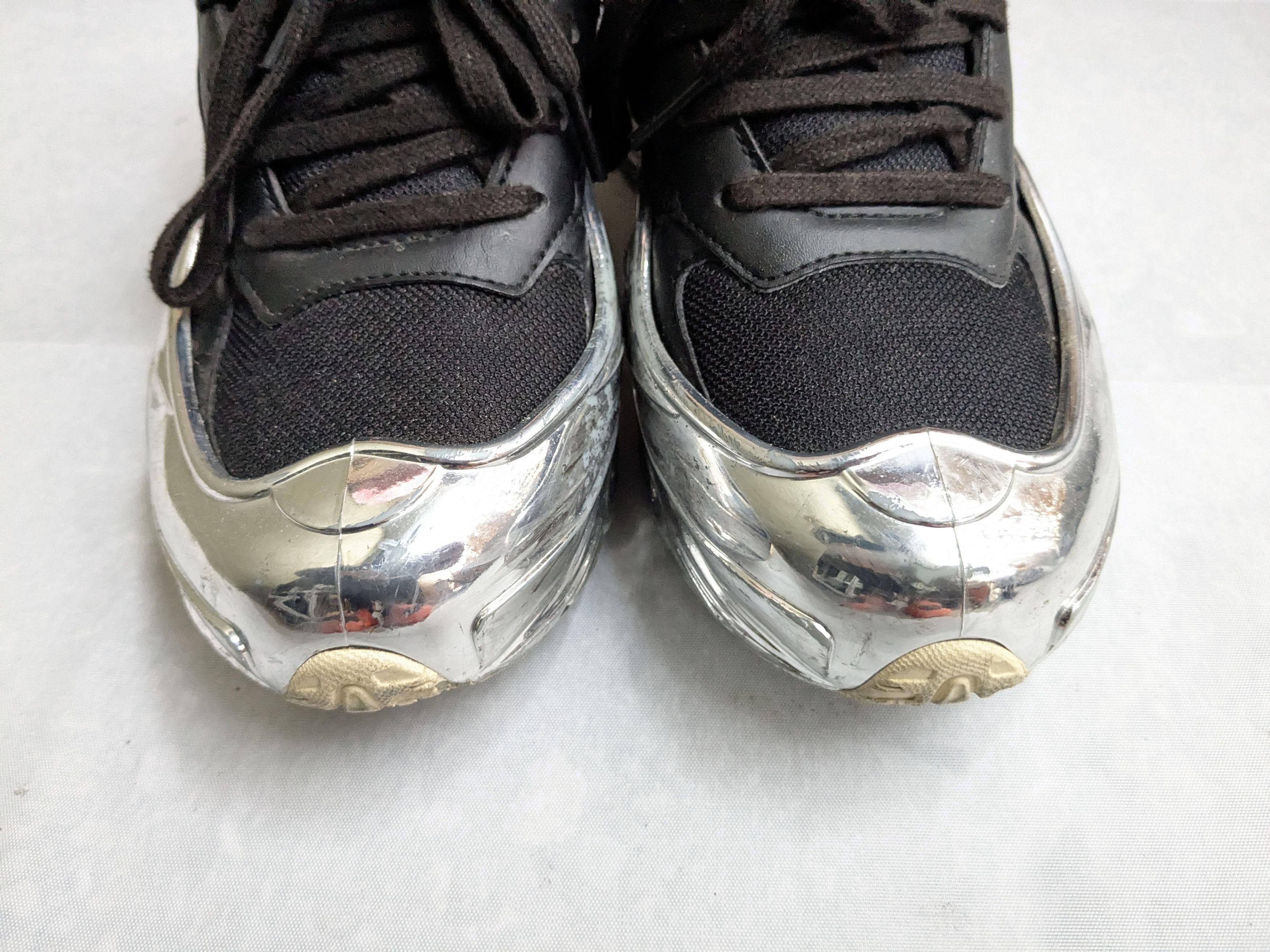 Raf Simons Adidas x Raf Simons Ozweego Mirrored Black Silver EE7944 Size US 8 / EU 41 - 4 Thumbnail