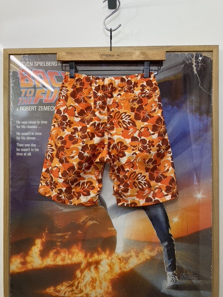 Bape 00s Vintage Bape Aloha Floral Camo Shorts Size 22" - 3 Thumbnail
