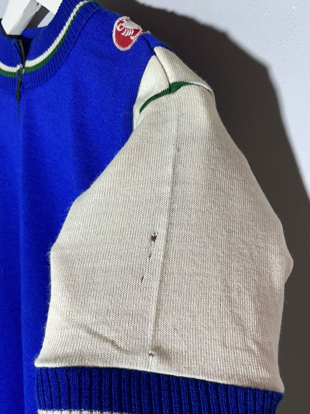 Bicycle × Vintage Castelli Vintage 80’s 90’s Wool Bicycle Cycling Jersey Size US M / EU 48-50 / 2 - 4 Thumbnail