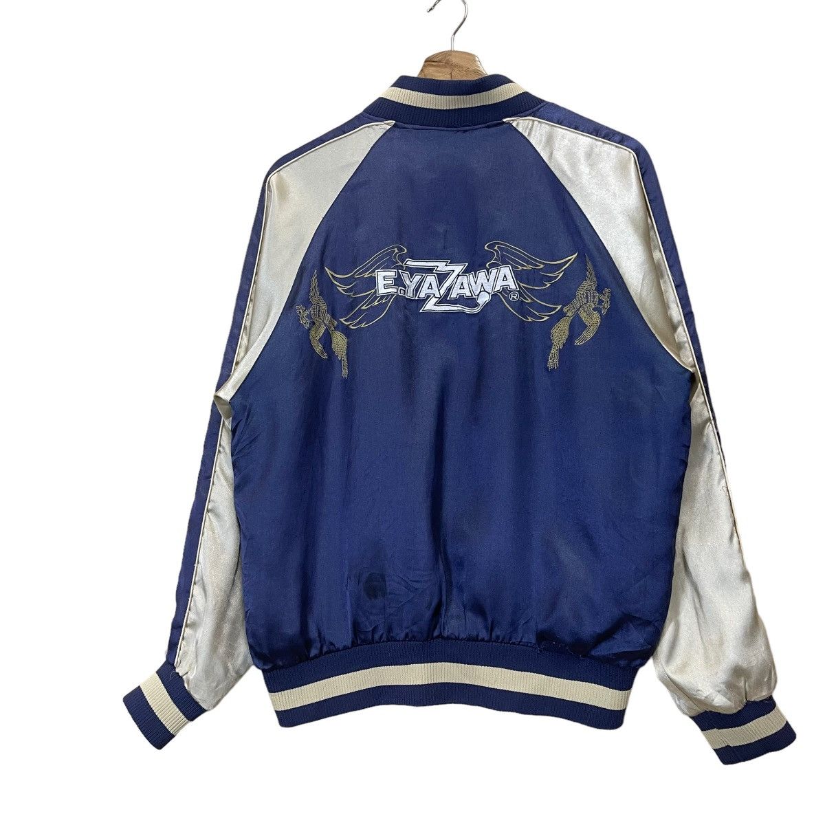 Eyazawa Dragon Big Logo Zipper Jacket Size M