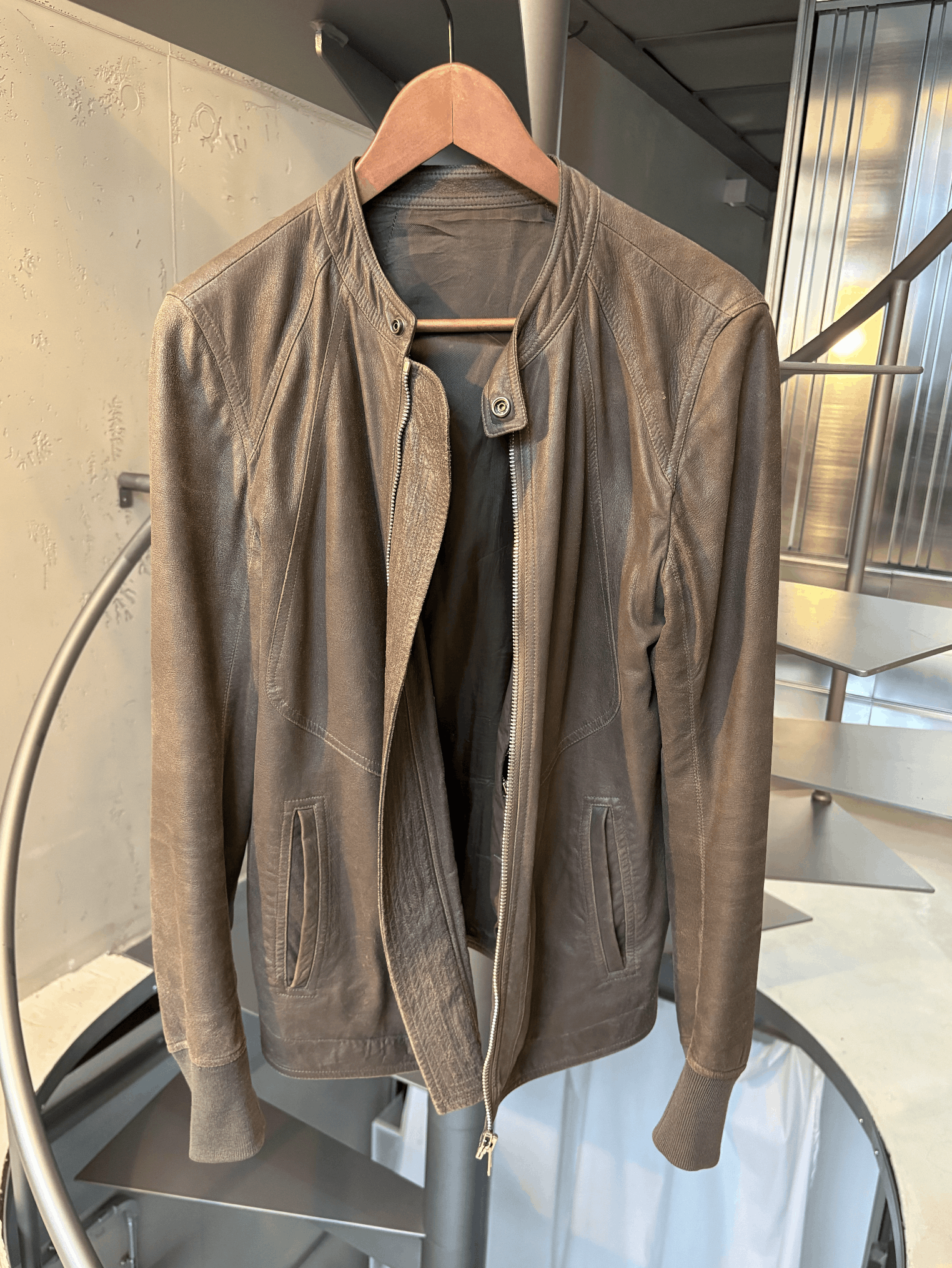 Rick Owens Intersia レザージャケット 楽天市場】Rick Owens シングルライダース リックオウエンス