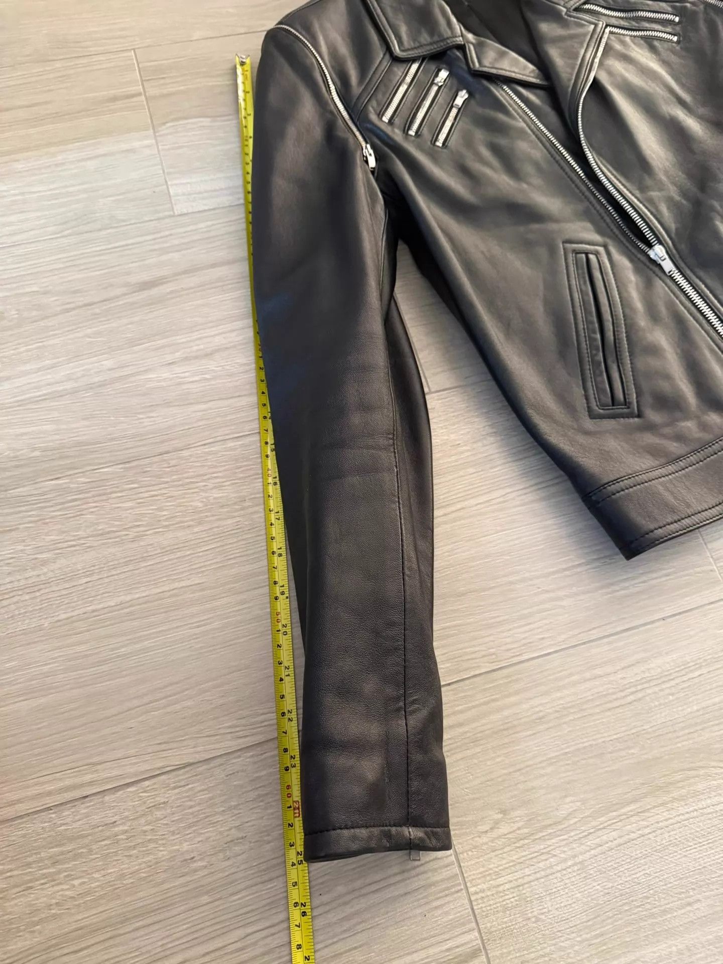 Saint Laurent Paris Saint Laurent by Hedi Slimane 15AW 5Chain Leather Jacket 44 Size US S / EU 44-46 / 1 - 4 Thumbnail