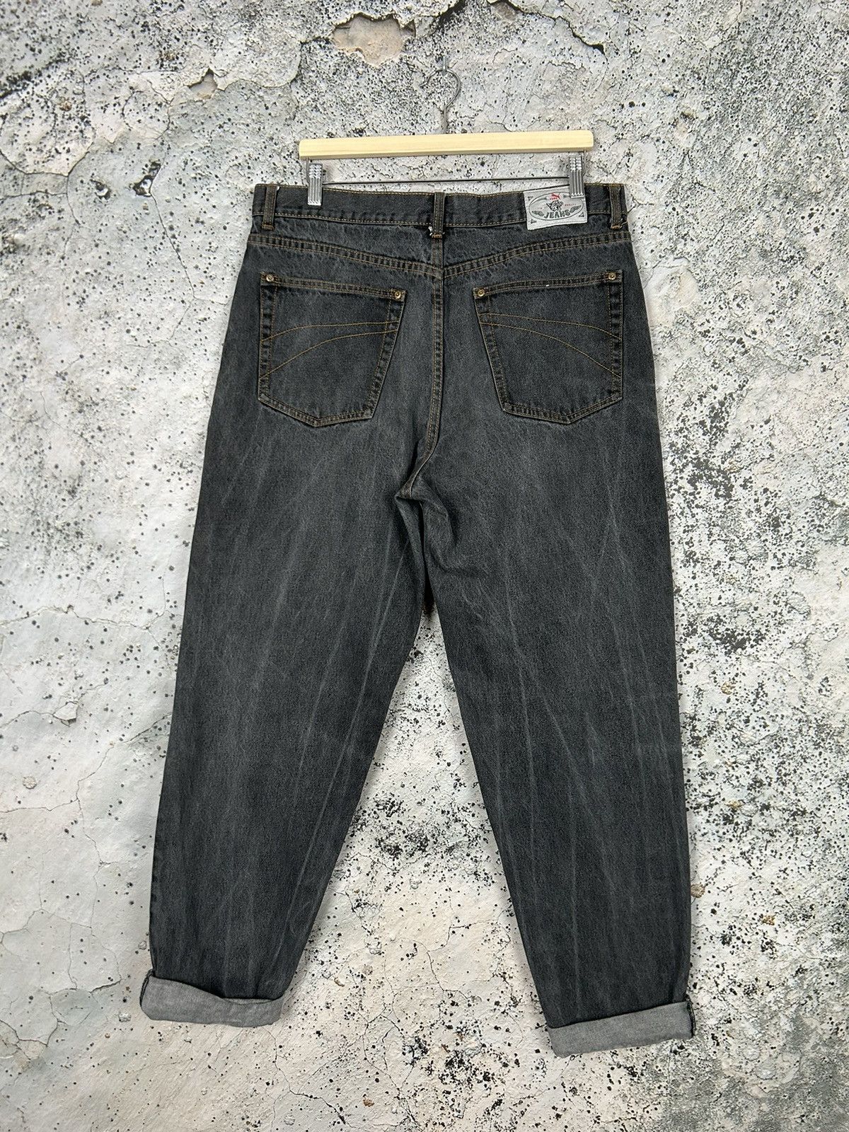 Puma Puma Vintage Baggy Denim Pants 90s Rap Streetwear Rare Size US 38 / EU 54 - 4 Thumbnail