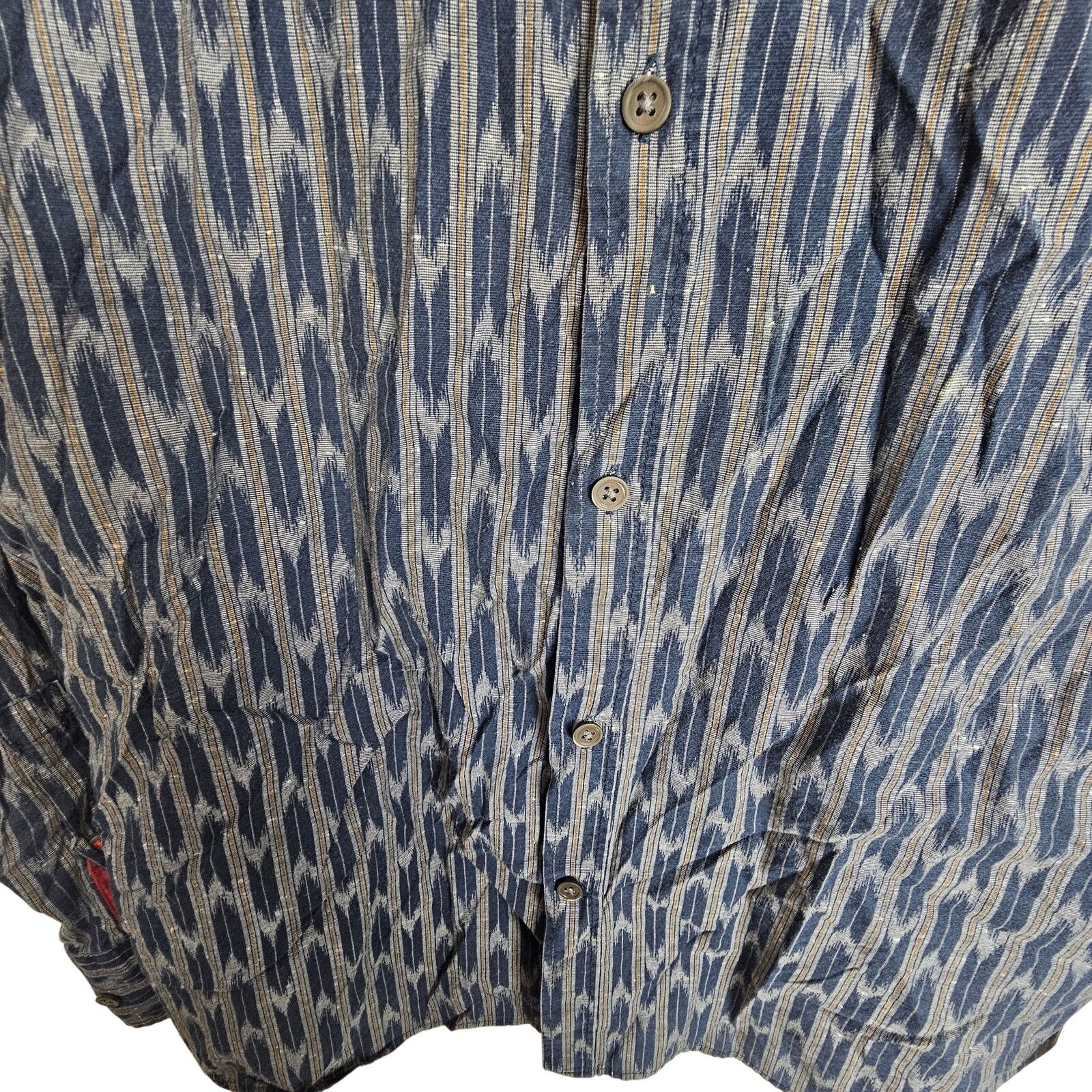 Banana Republic Banana Republic Heritage Mens Geometric Shirt Sz L Grant Fit Size US L / EU 52-54 / 3 - 3 Thumbnail