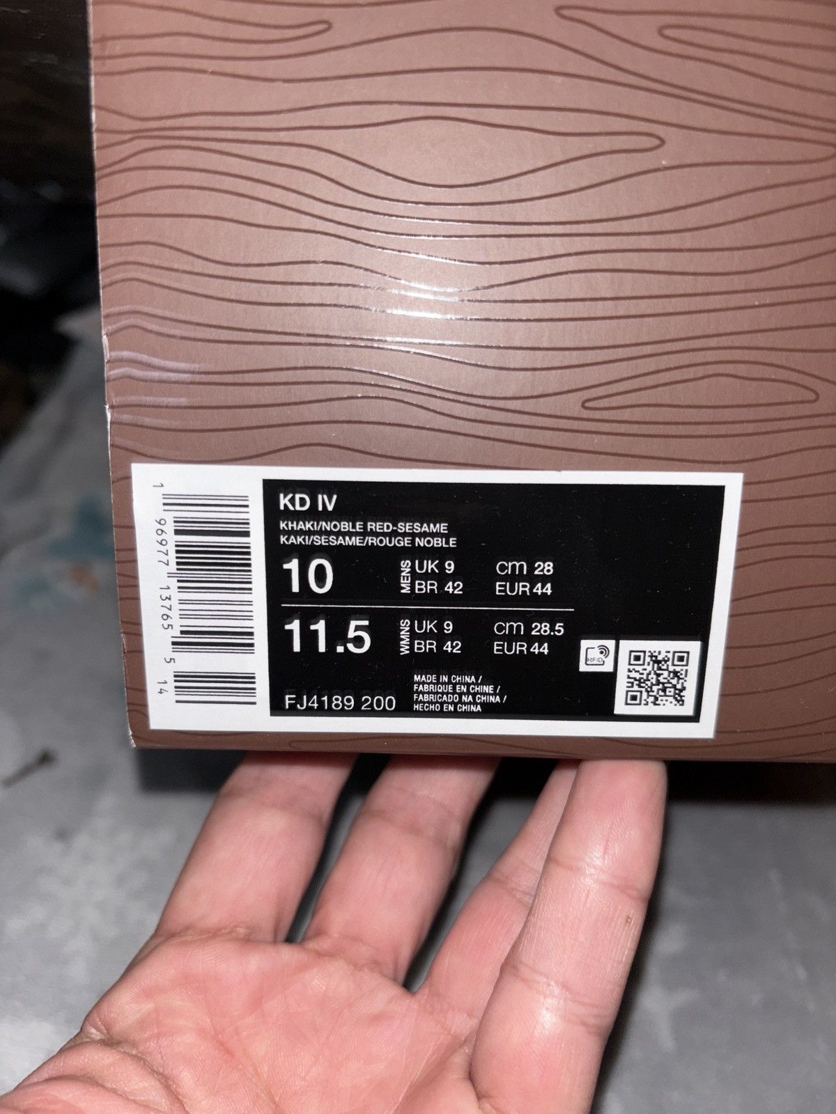 Nike Nike KD 4 Year of the Dragon 2.0 2024 Size US 10 / EU 43 - 7 Thumbnail