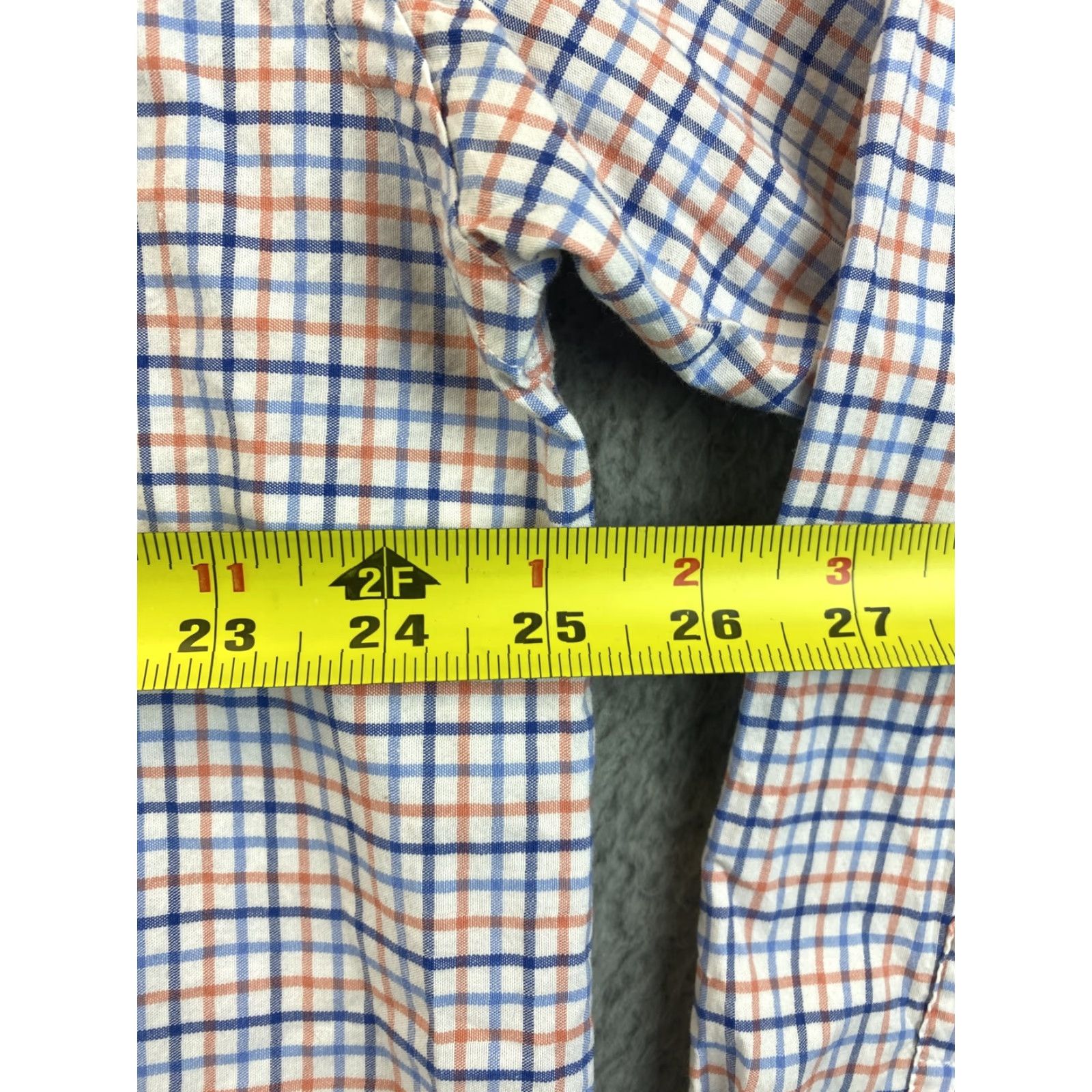Wrangler Wrangler Men's XXL plaid Dress Shirt Long Sleeve Button /82-24 Size 48R - 6 Thumbnail