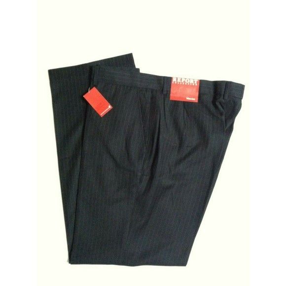 image of Report Collection Mens New Black Dress Pants Size:38/32