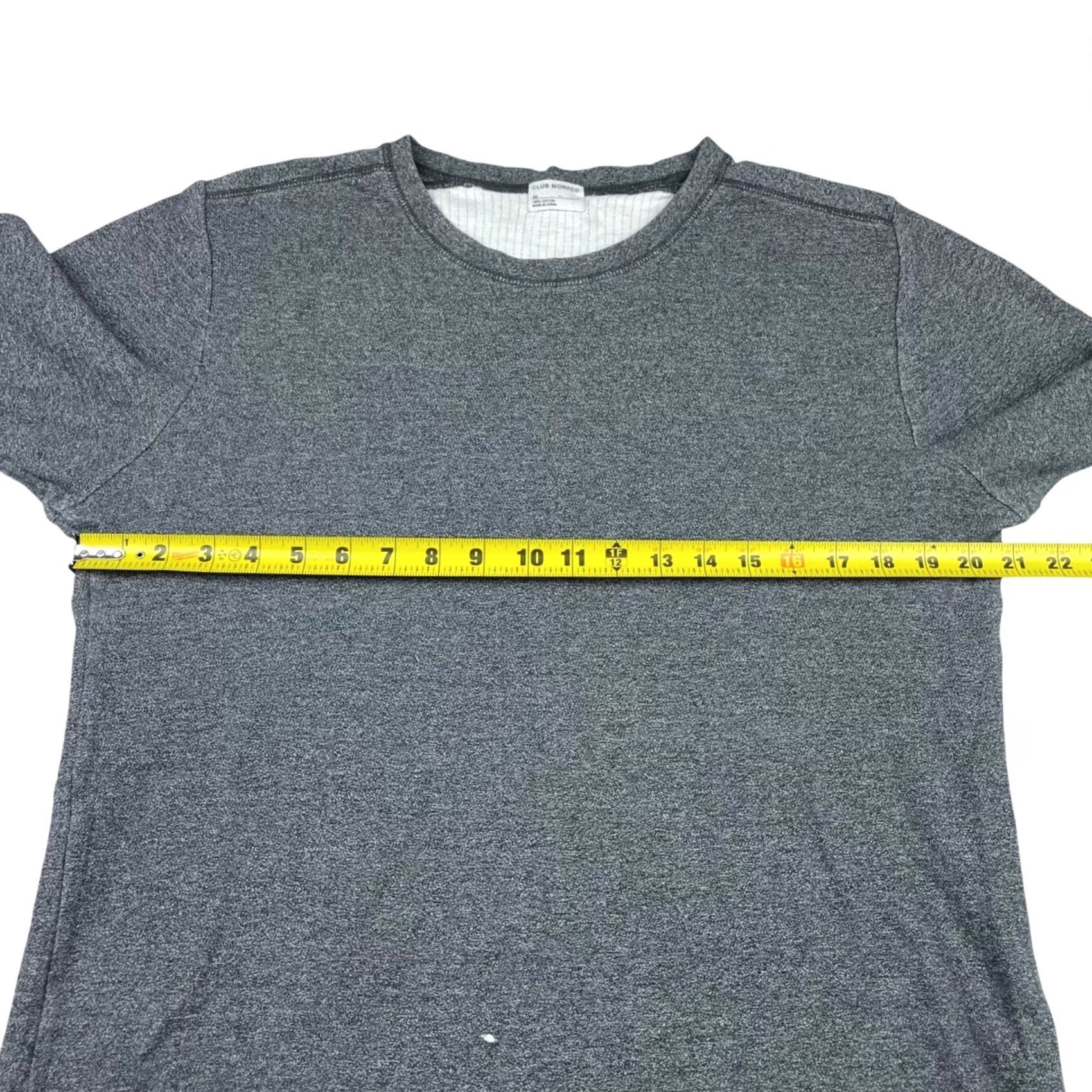 Club Monaco Club Monaco Men's 100% Cotton Crewneck Pullover Sweater Gray M Regular Long Sleeve Crew Neck Vintage No Knit Merchant? Size US M / EU 48-50 / 2 - 6 Thumbnail