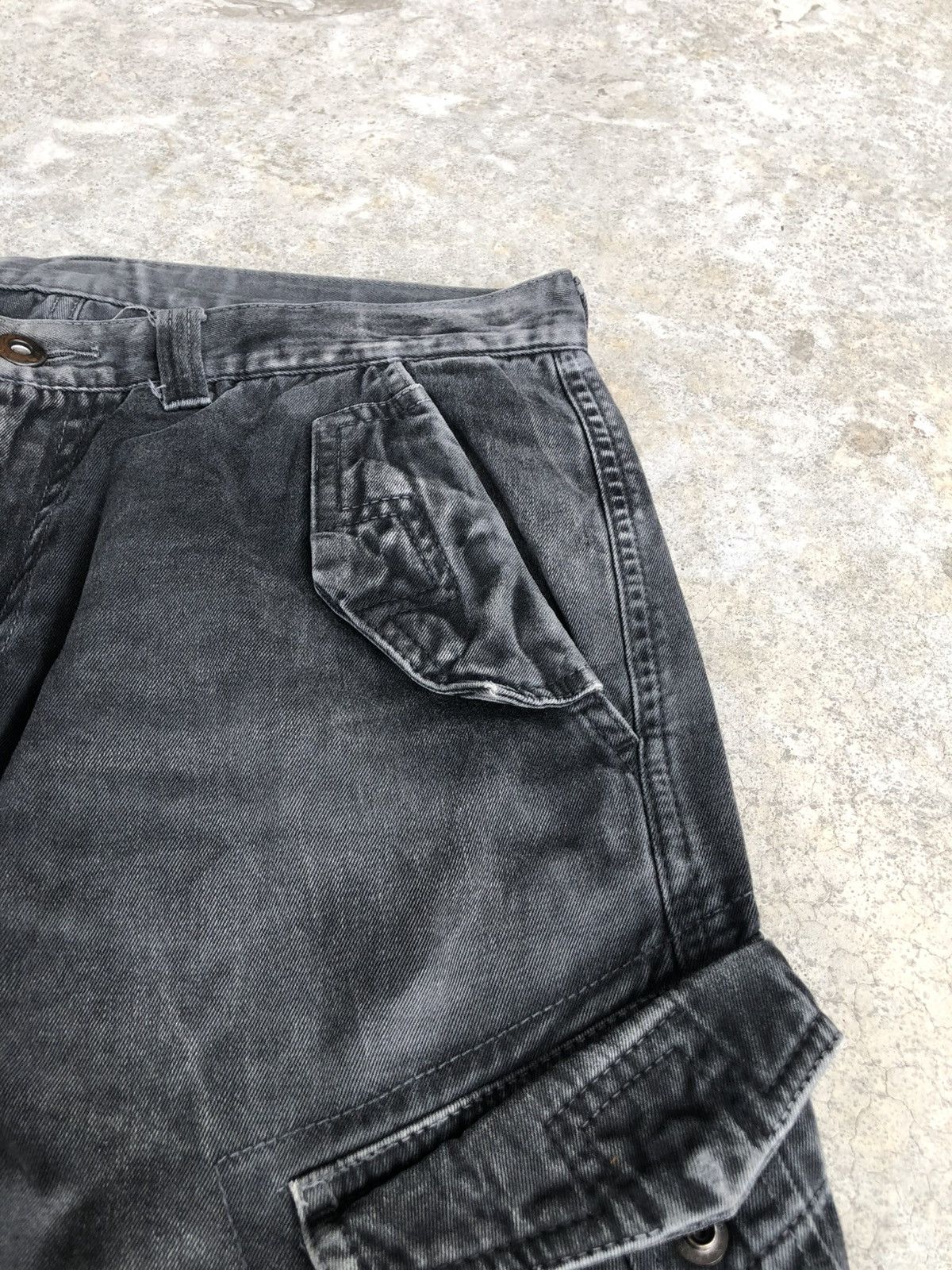 Tornado Mart Tornado Mart Cargo Pants Distressed Size US 31 - 15 Thumbnail