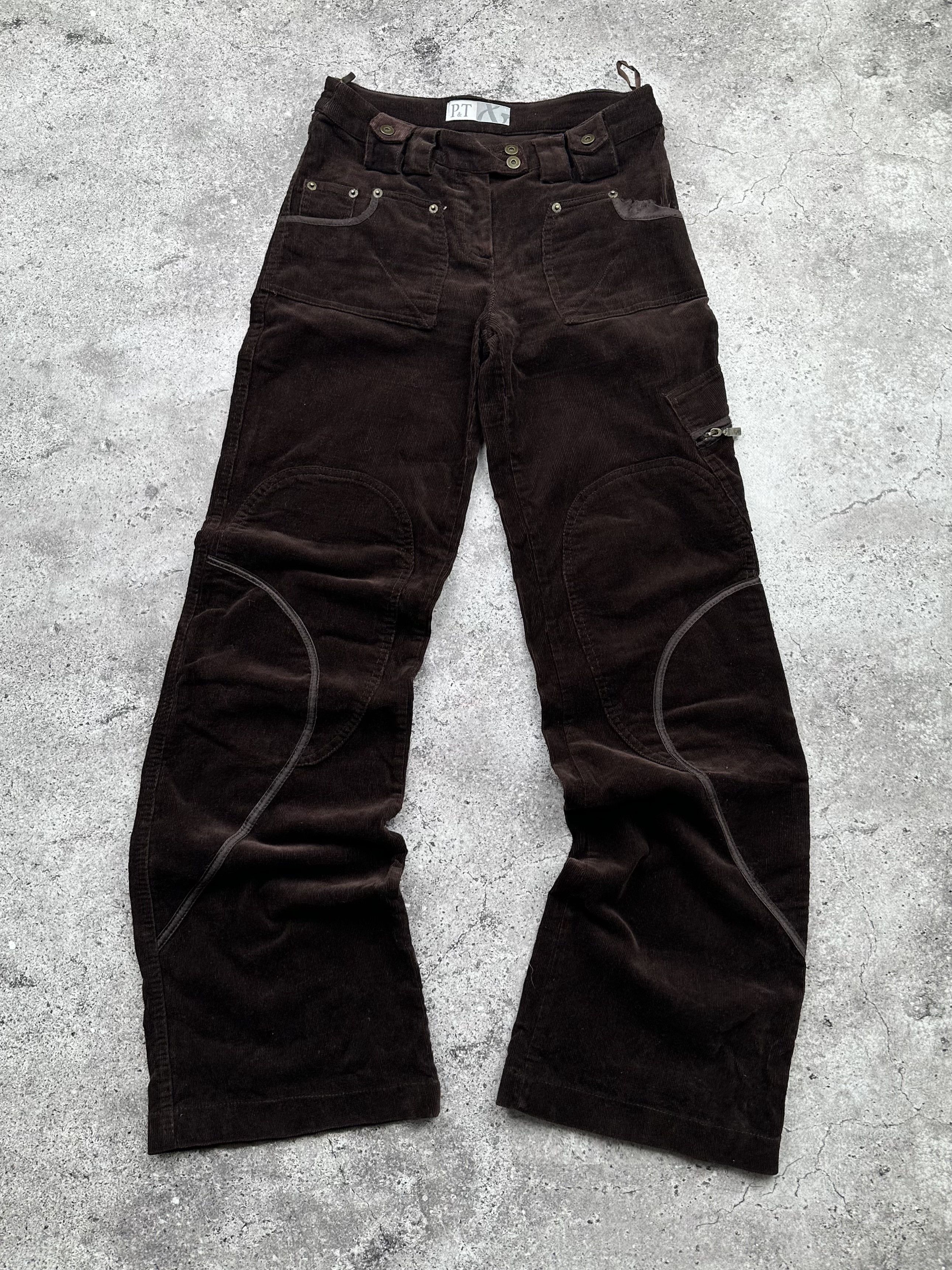 image of Avant Garde Vintage Flare Corduroy Pants in Brown, Women's (Size 27)