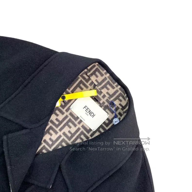 Fendi Fendi Wool Lined Printed Jacket Size XS / US 0-2 / IT 36-38 - 3 Thumbnail