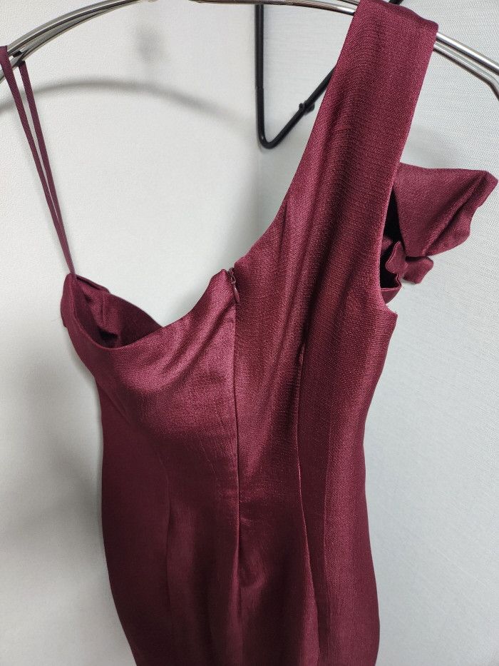 Dsquared2 Dsquared2 Silk One Shoulder Sheath Dress Size S / US 4 / IT 40 - 9 Thumbnail