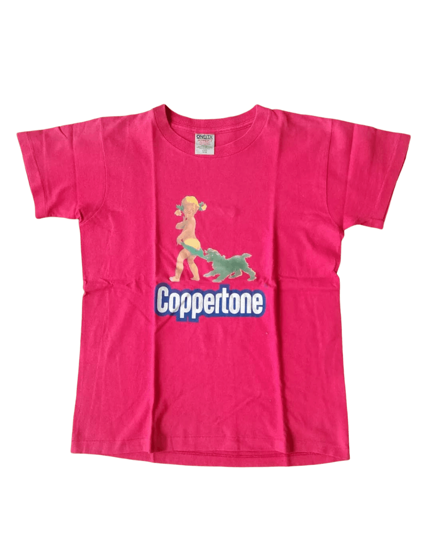 Other × Vintage Vintage Coppertone Red Graphic Tees Size S / US 4 / IT 40 - 1 Thumbnail