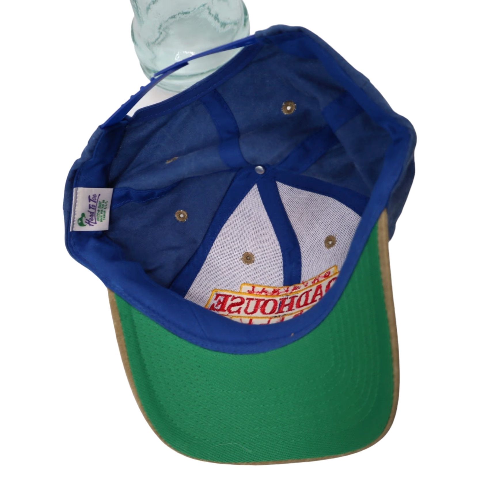 Vintage VINTAGE Road House Bar and Grill Snapback Hat Blue OS Trucker Hat Men Size ONE SIZE - 5 Thumbnail