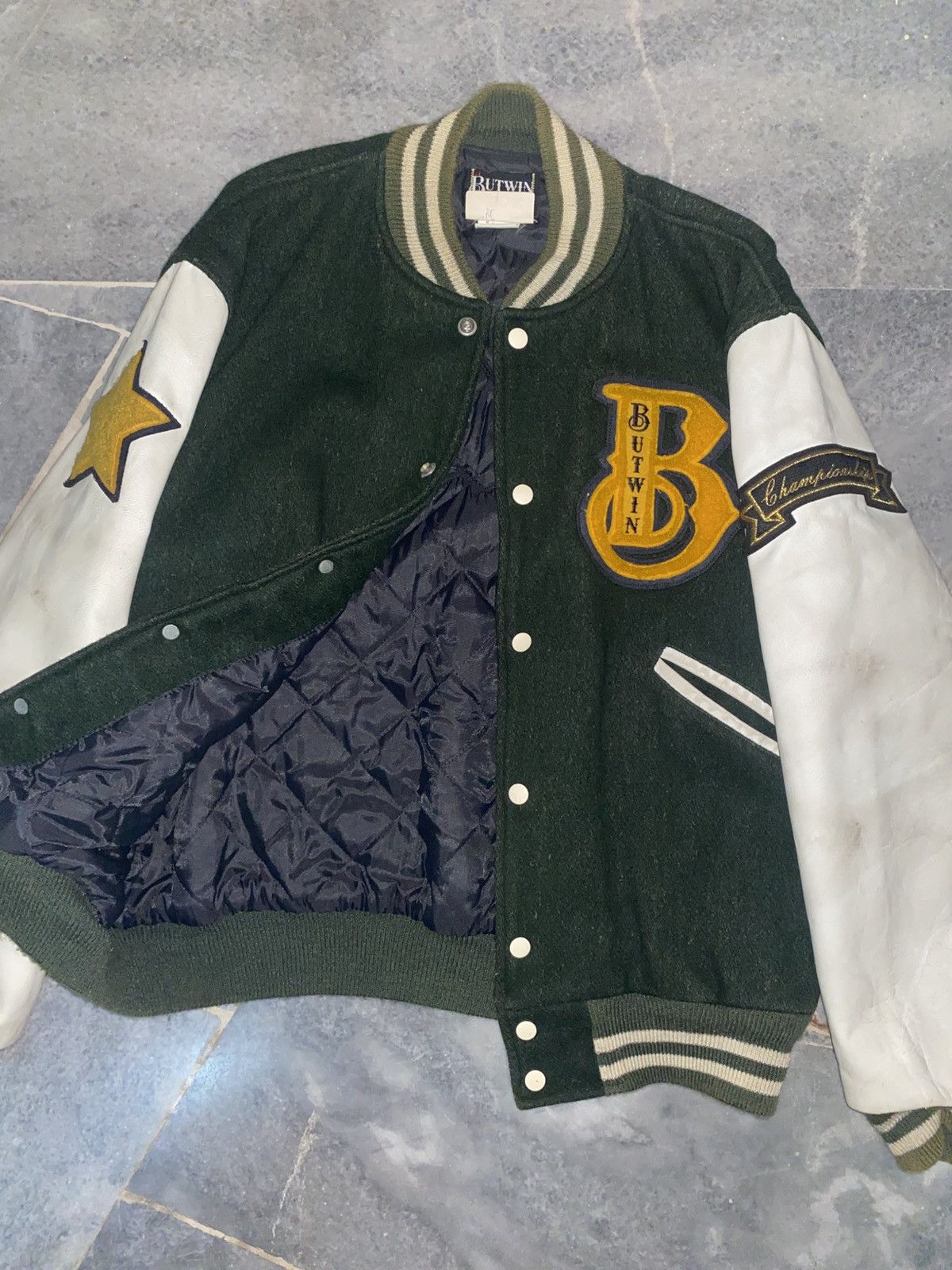 Vintage 90s Vintage Butwin Varsity Jacket Size US M / EU 48-50 / 2 - 2 Thumbnail