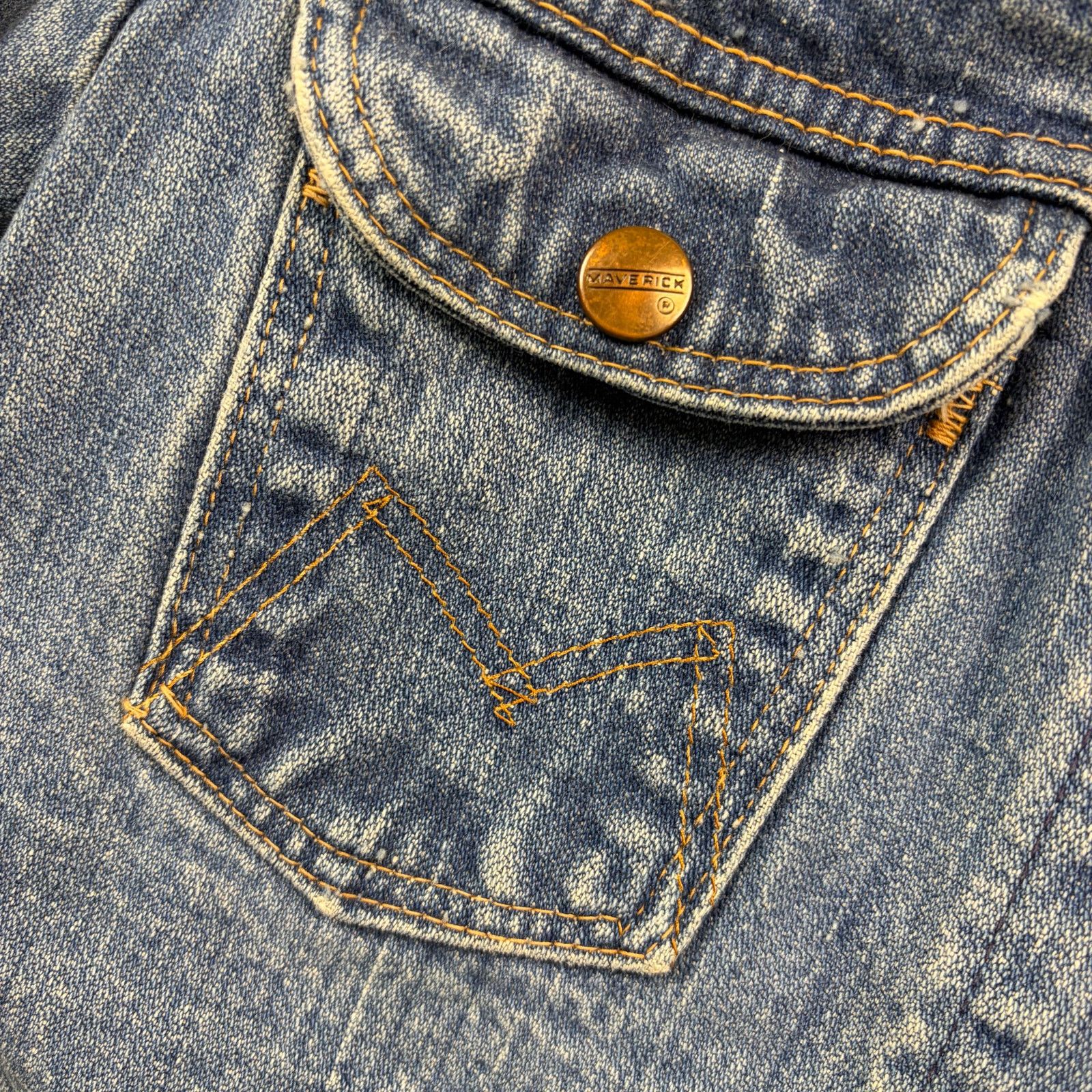 Vintage × Wrangler Vintage Maverick Blue Bell Jean Jacket 1960s 1970s Retro XS Size US XS / EU 42 / 0 - 7 Thumbnail