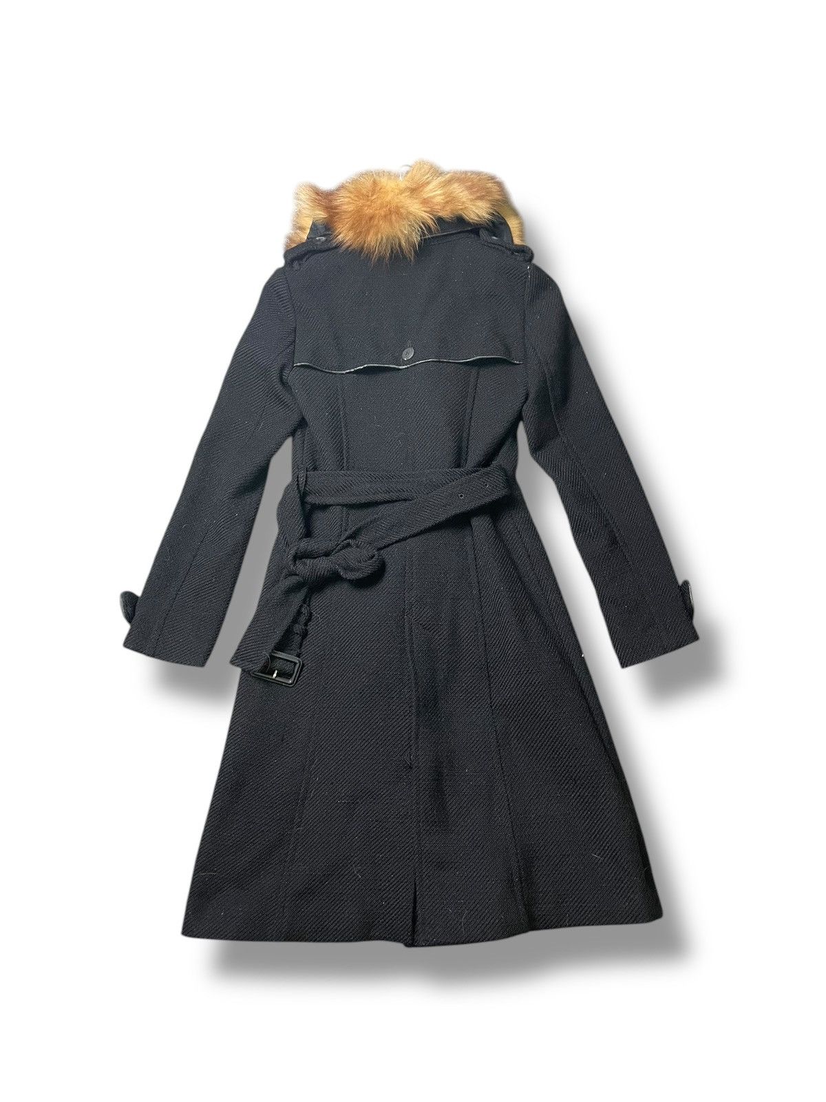 If Six Was Nine × Japanese Brand × Le Grande Bleu (L.G.B.) Vintage Jill Stuart Fur Long Coat Double Button (47) Size M / US 6-8 / IT 42-44 - 2 Thumbnail